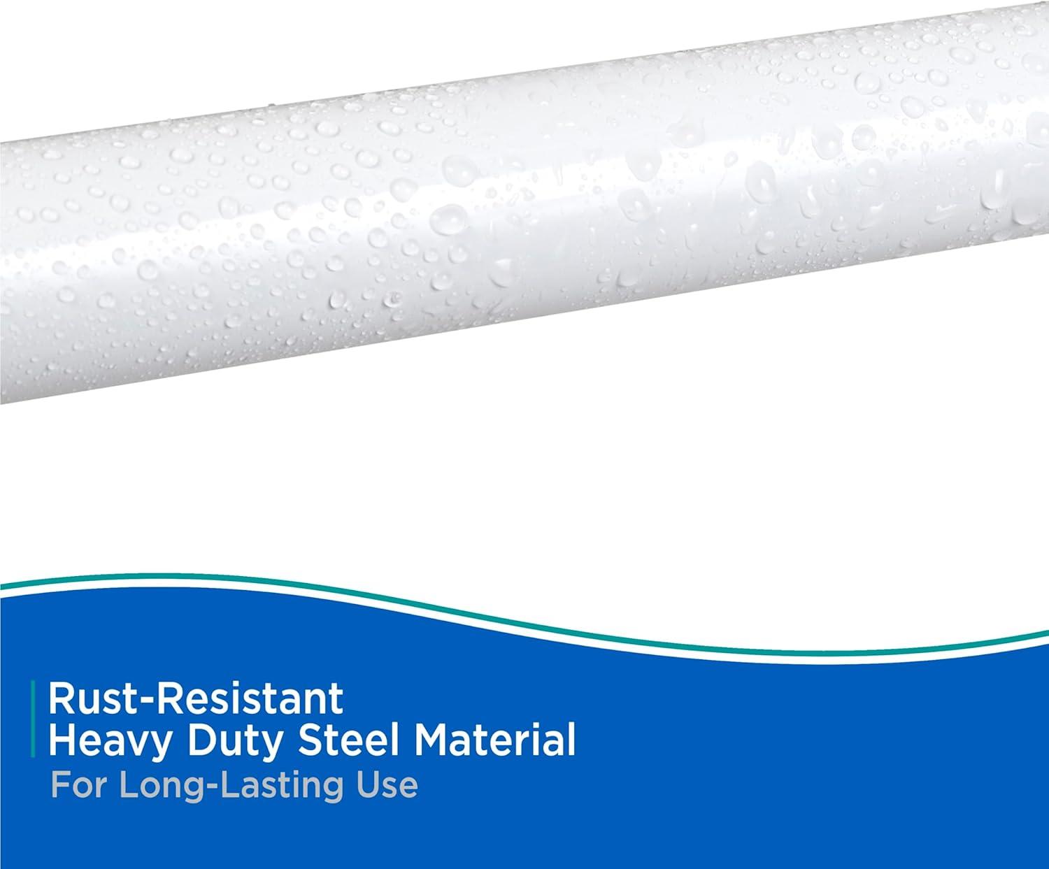 Kenney Twist & Fit 36" x 36" Fixed Corner Shower Curtain Rod