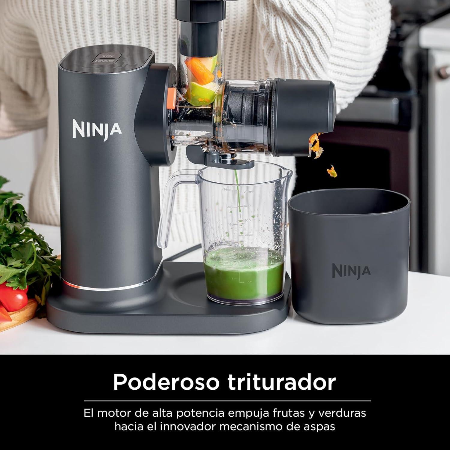 Ninja NeverClog Cold Press Juicer Powerful Slow Juicer with Total Pulp Control Easy to Clean - JC151