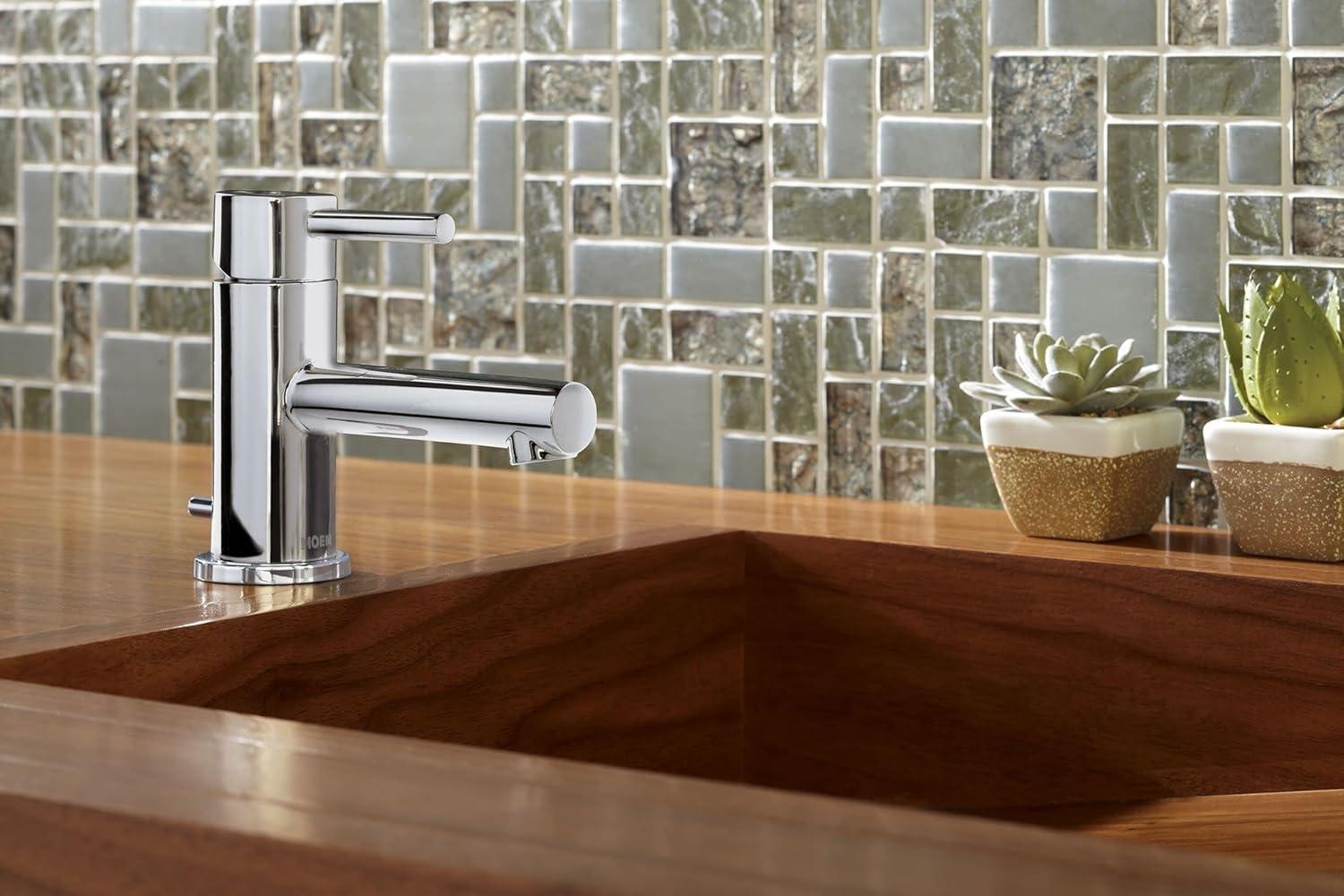 Moen Align Brushed Nickel One-Handle Bathroom Faucet