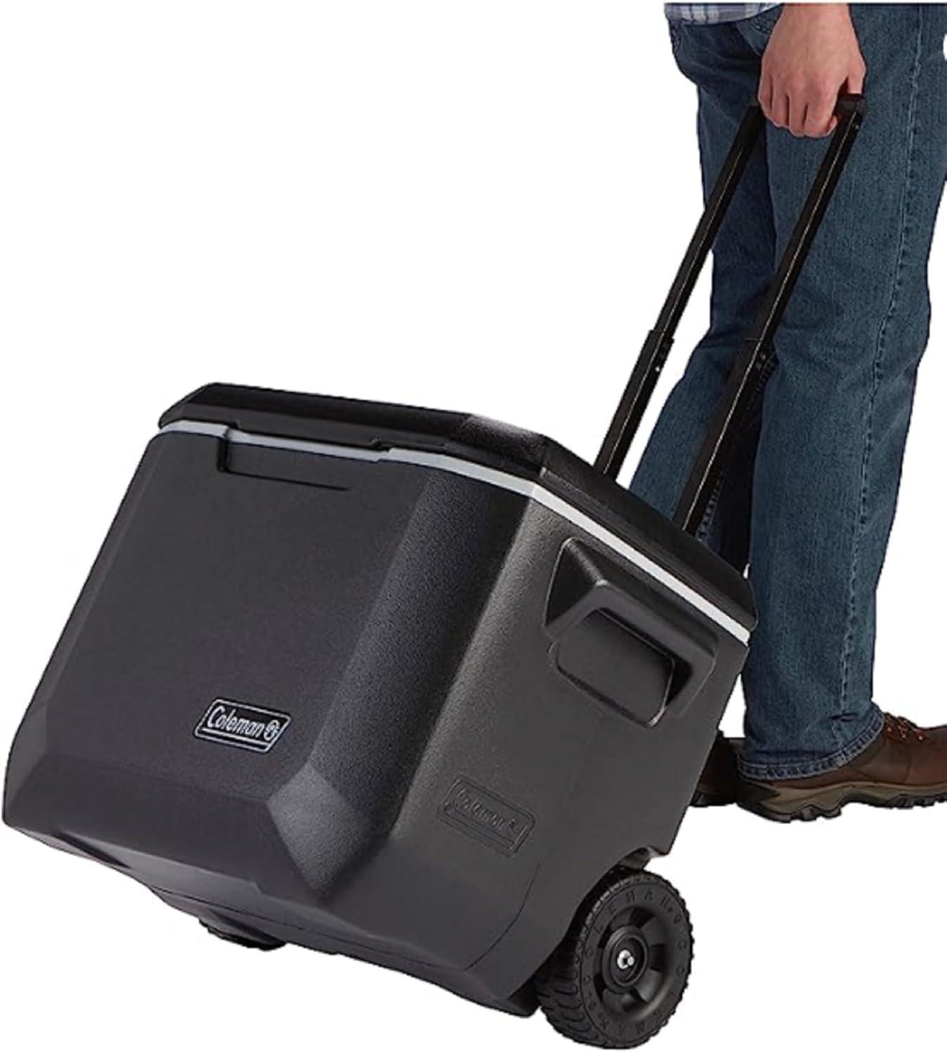 Coleman Xtreme 50 Quart 5-Day Hard Cooler with Wheels and Have-A-Seat Lid