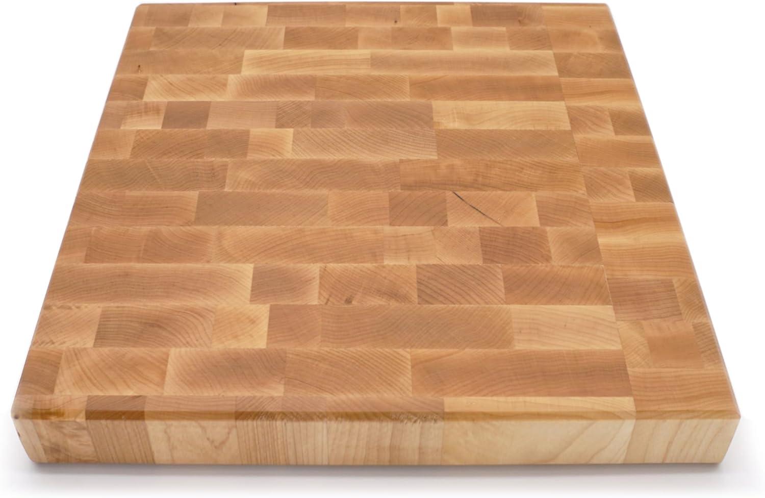 Maple End Grain 16" x 16" Butcher Block Cutting Board