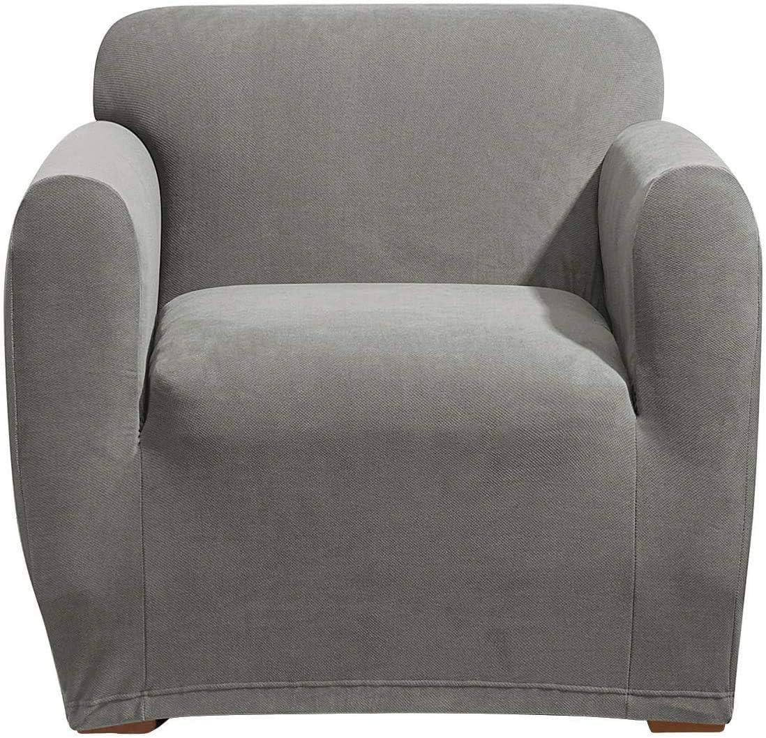 Stretch Morgan Box Cushion Armchair Slipcover