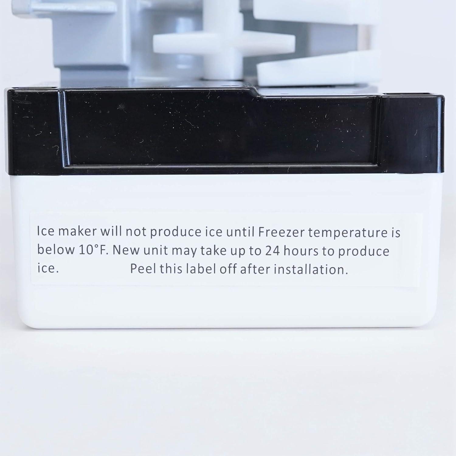 White and Black Electric Ice Maker Replacement for Whirlpool Refrigerators