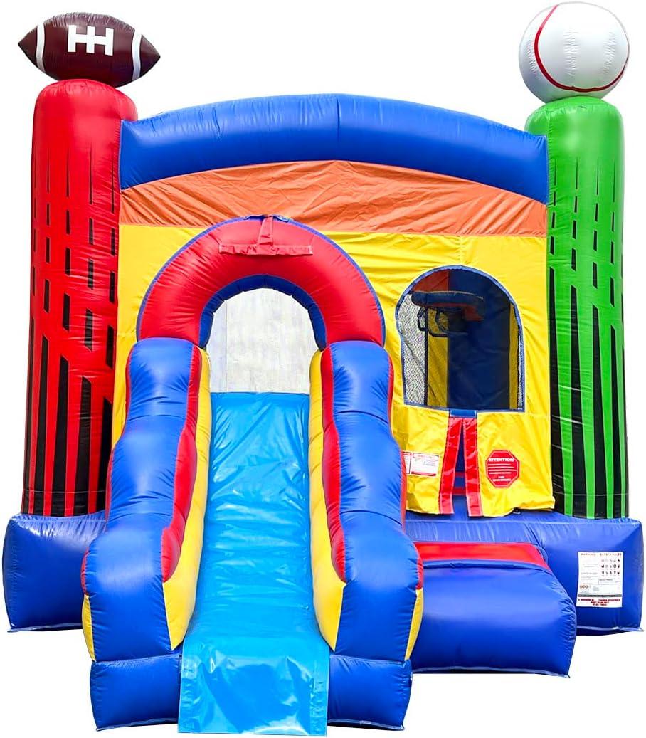 Pogo Bounce House Crossover Bounce House with Slide