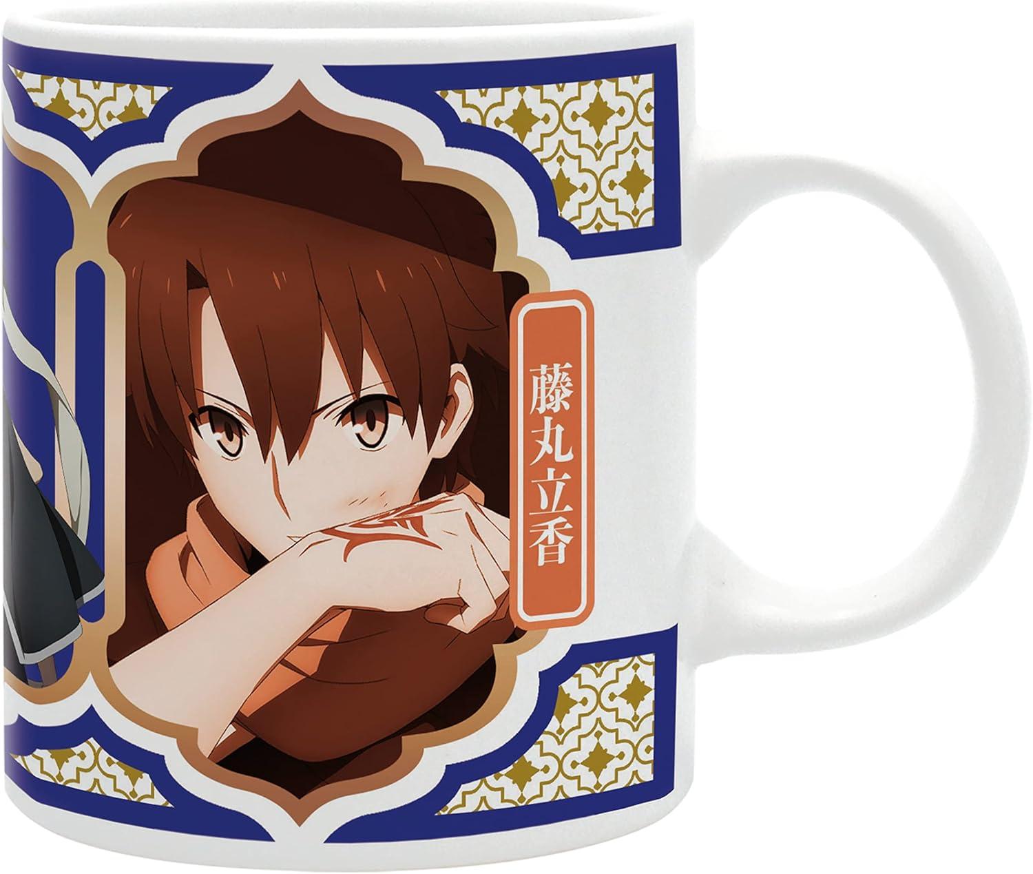 Fate Grand Order Fujimaru & Gilgamesh White Ceramic Mug 11 Oz