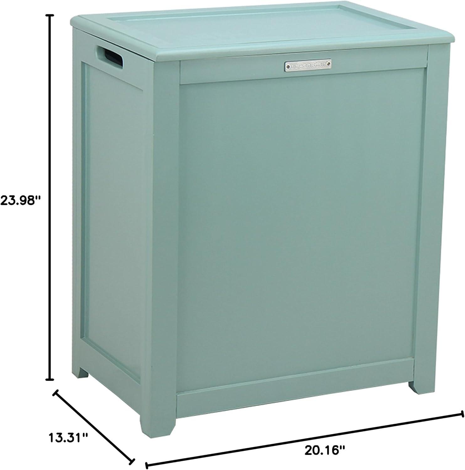 Oceanstar Storage Laundry Hamper, Turquoise