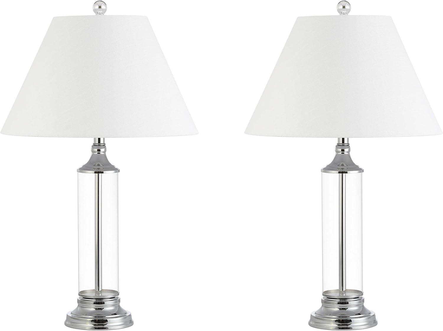 JONATHAN Y Astor Glass LED Table Lamp