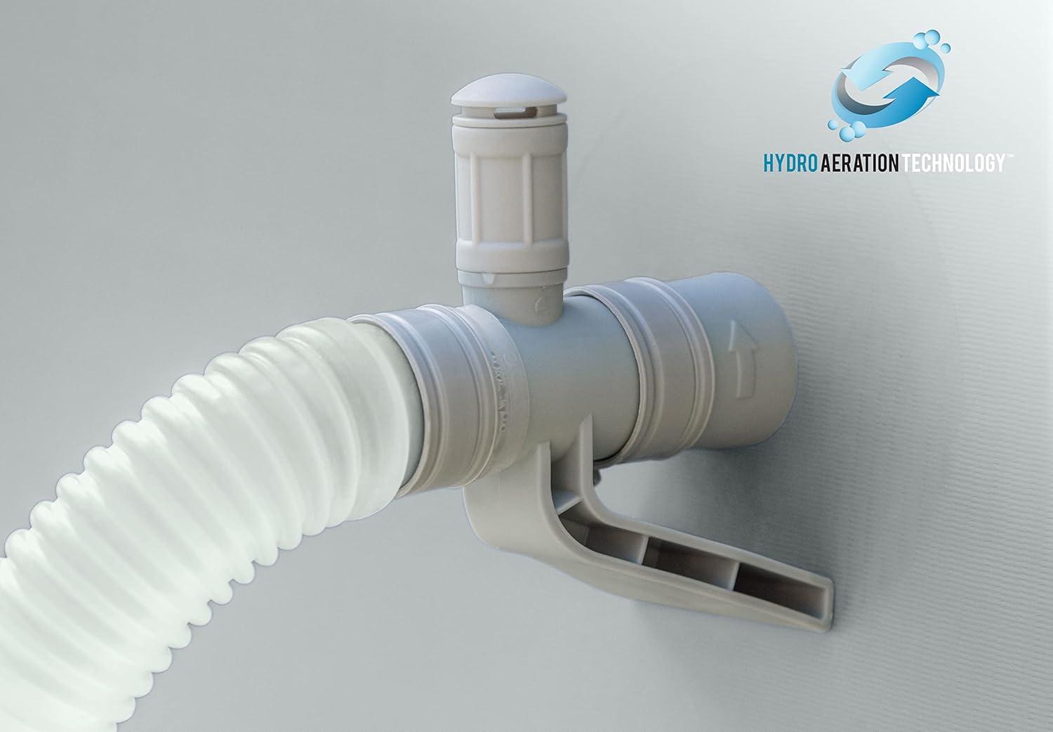 Intex: 14' x 42" Prism Frame: Clearview Premium Pool Set - Above Ground Pool Set, 3357 Gallon Capacity, Hydro Aeration Technology, Includes Filter Pump, Ground Cloth, Pool Cover & Ladder, Ages 6+