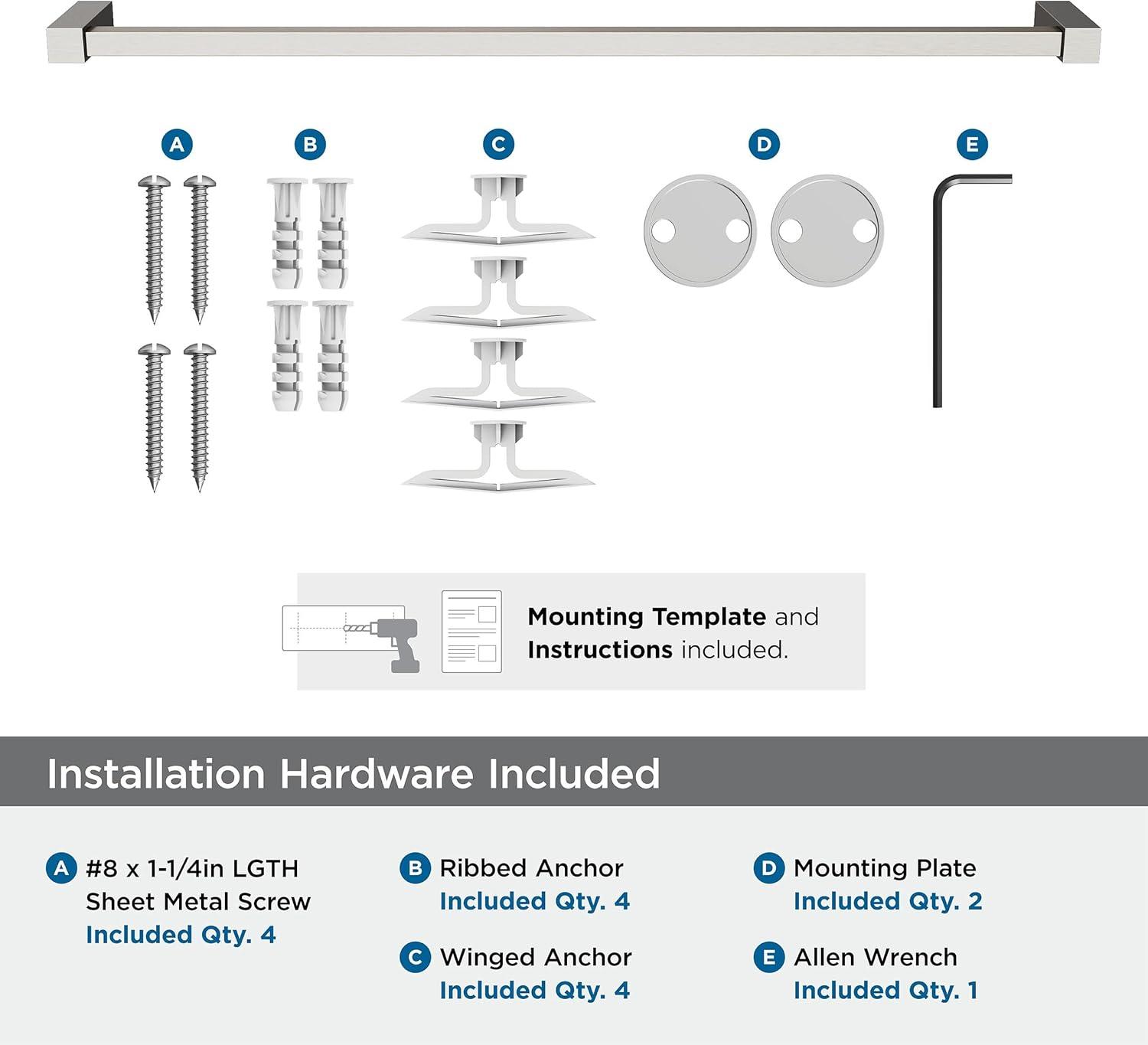 Monument 24" Wall Mounted Towel Bar