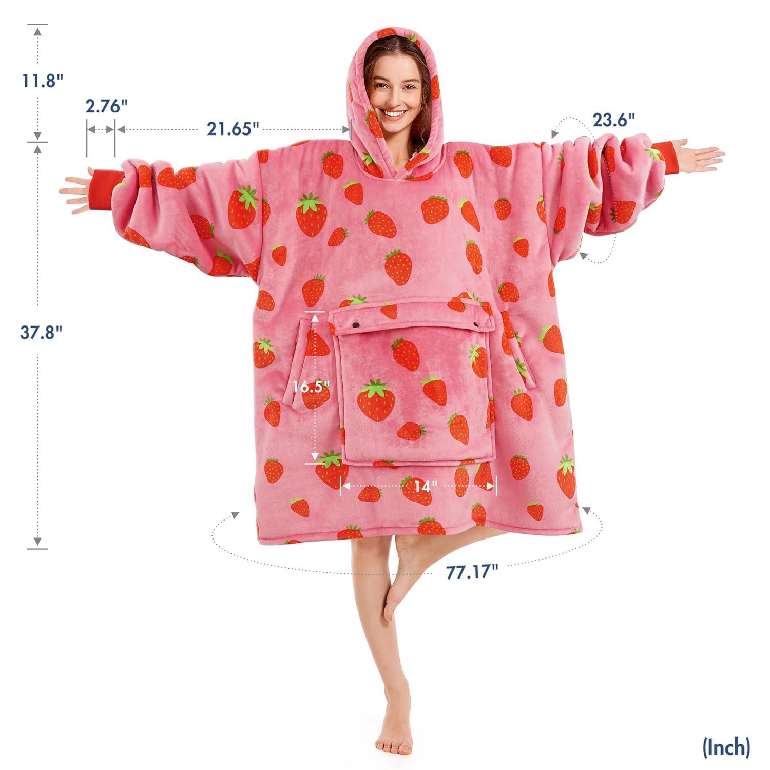 Narecte Kids Hoodie Blanket Year Old Girl Birthday Gifts for Kids Toddler Wearable Blanket Hoodie Oversized Hoodie Ideas