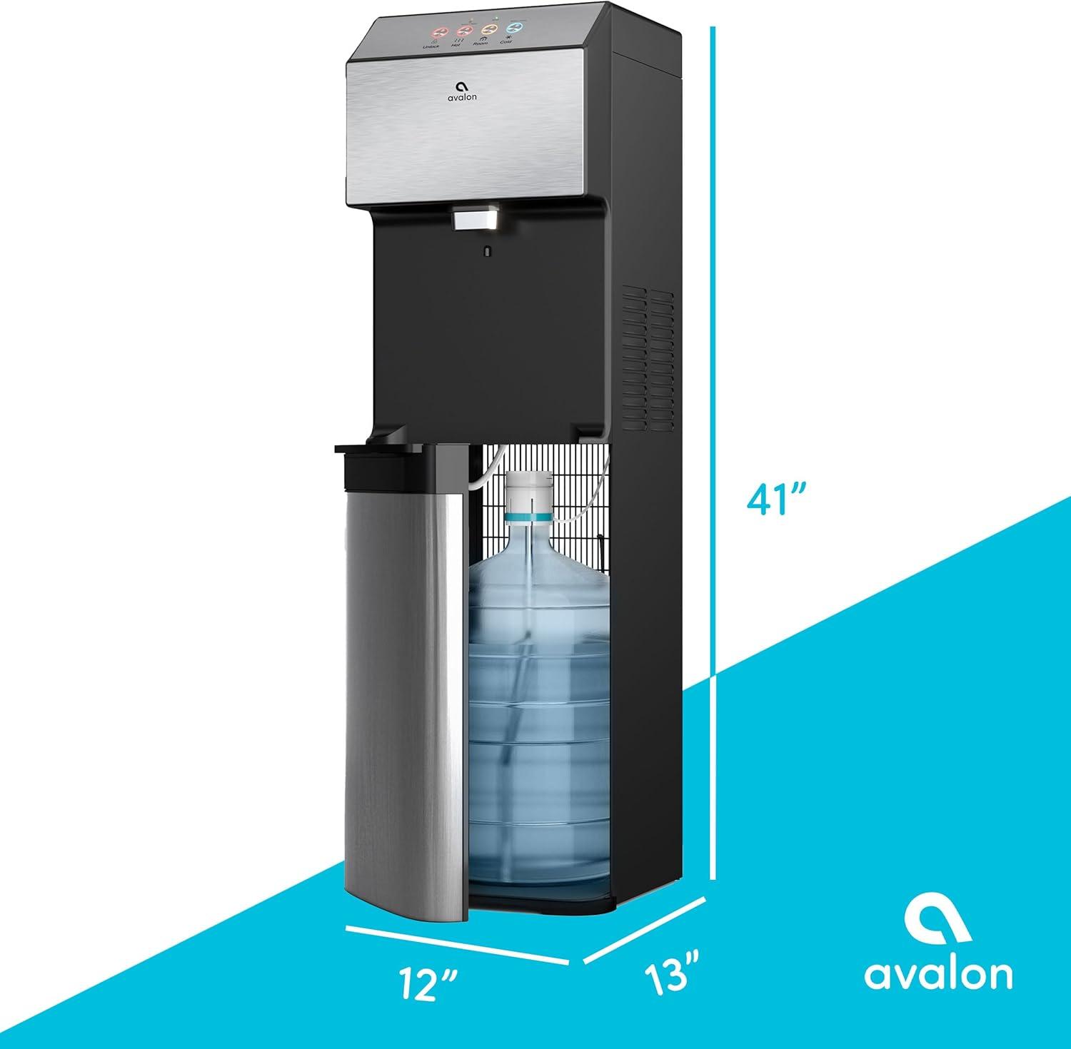 Avalon Stainless Steel Free Standing Bottom Loading Electric Water Dispenser