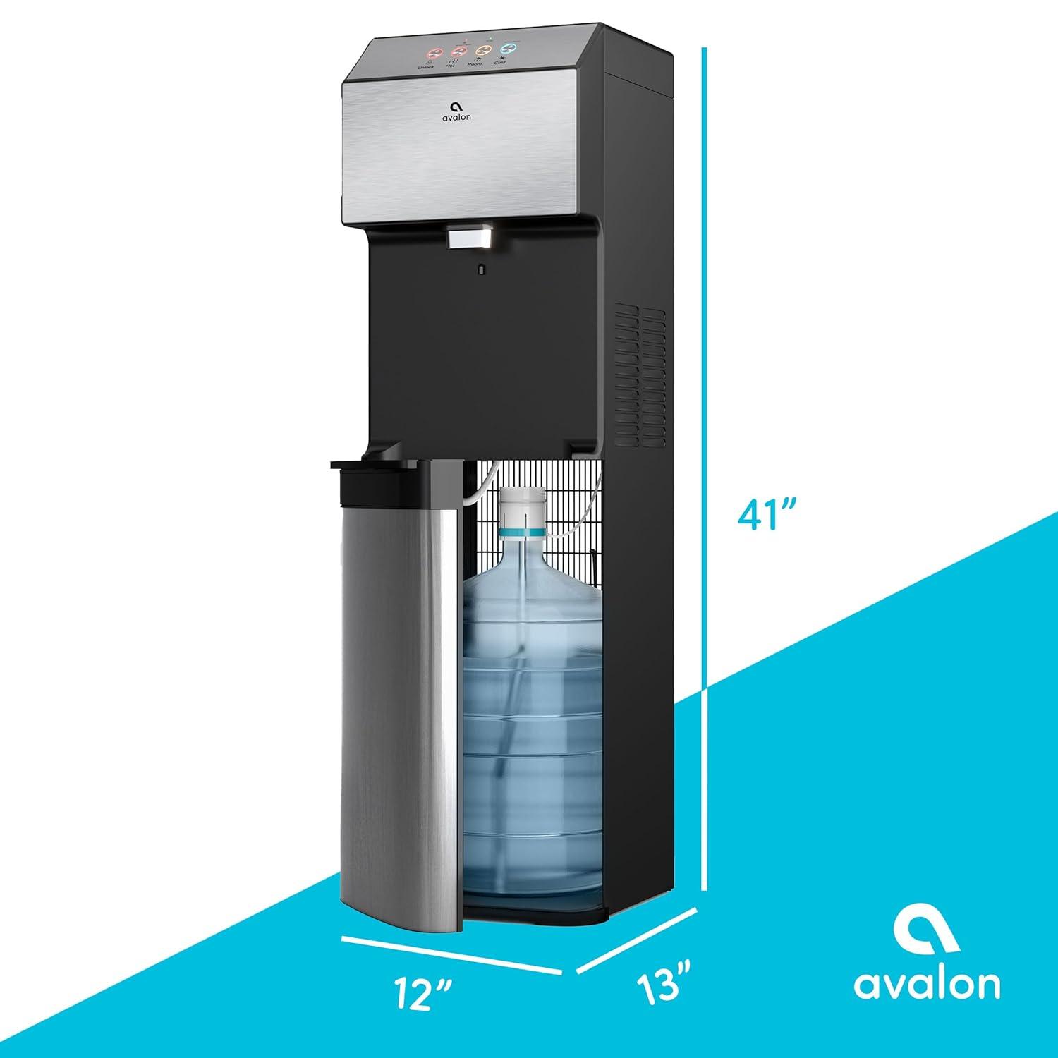 Avalon Avalon Stainless Steel Free Standing Bottom Loading Electric Water Dispenser