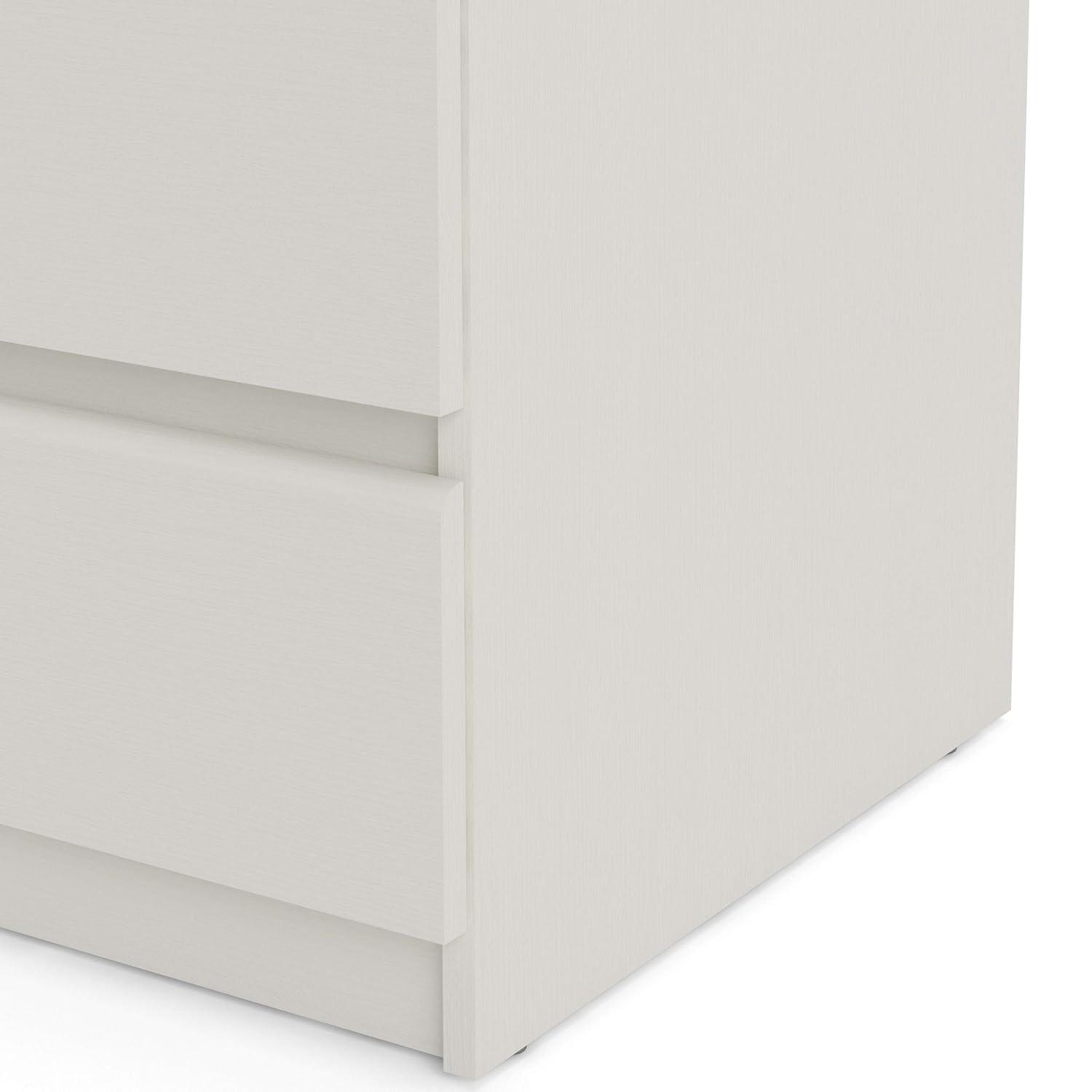 Tvilum, Scottsdale 5 Drawer Chest, White Woodgrain