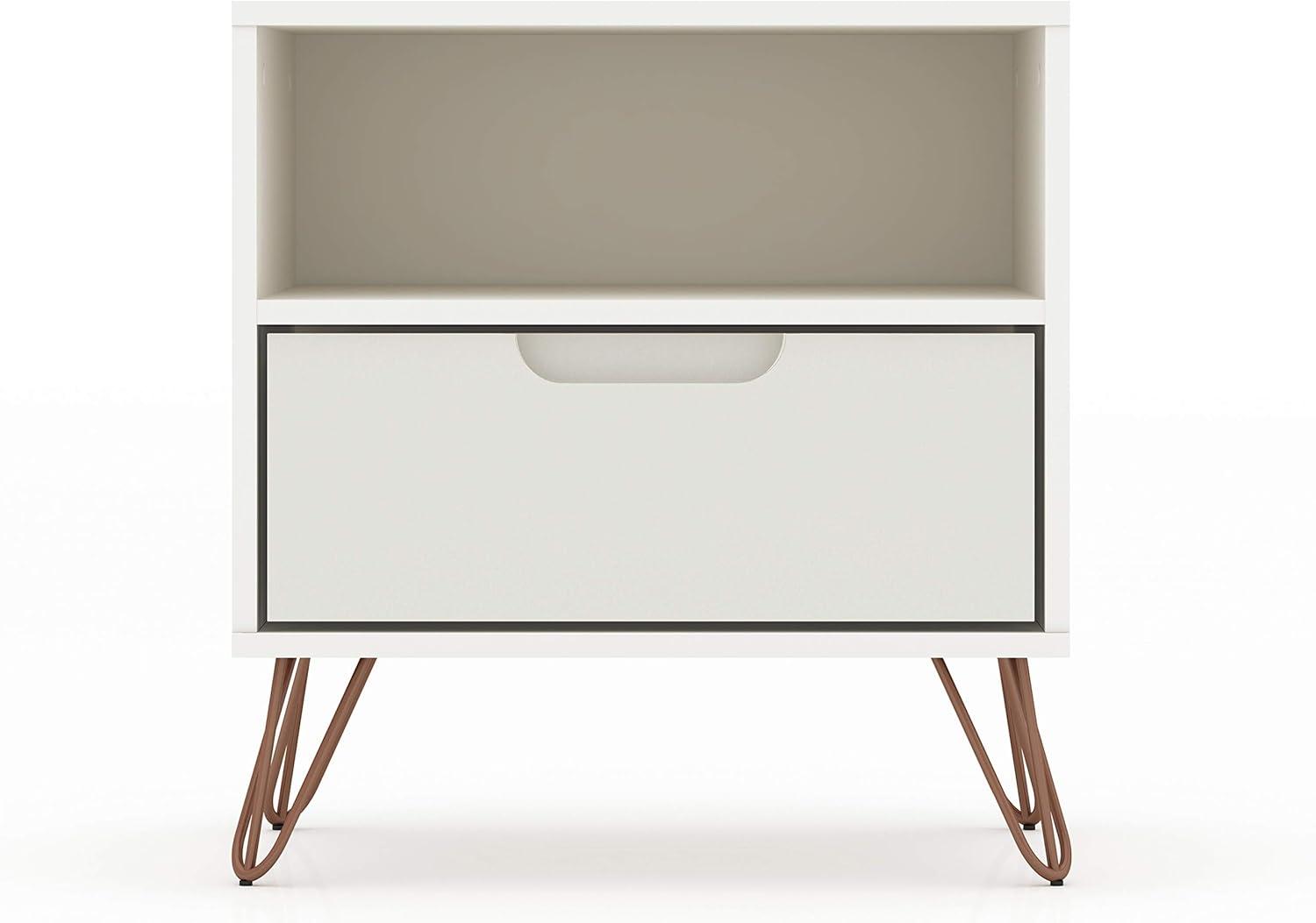 1.0 Rockefeller Nightstand - Manhattan Comfort