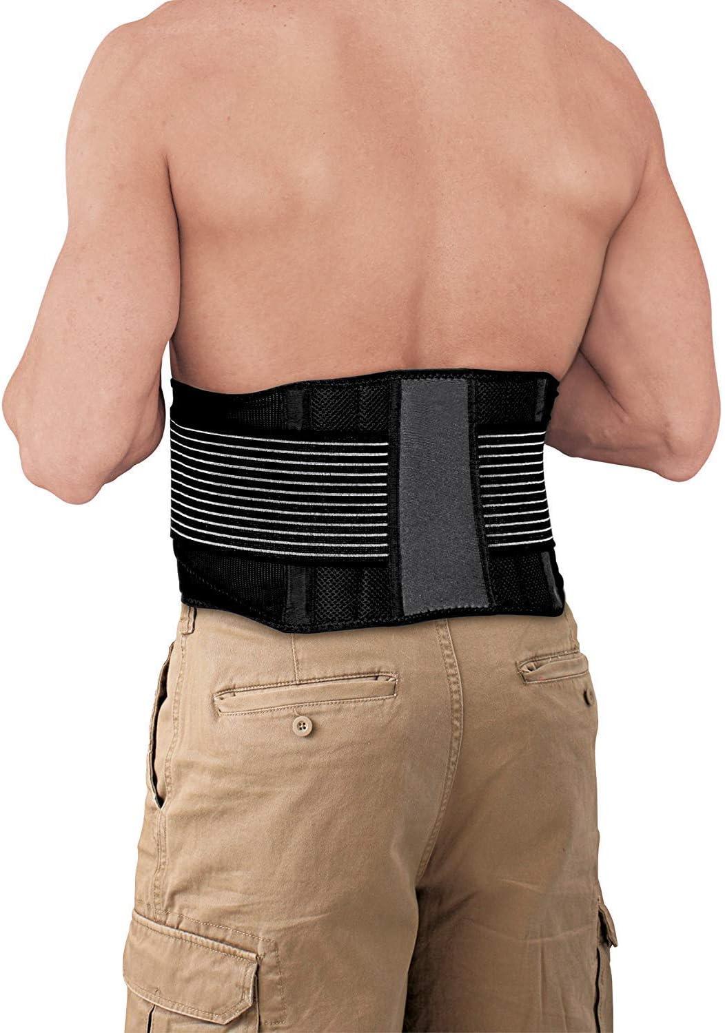ACE Brand Adjustable Back Brace, Black, 1 Brace