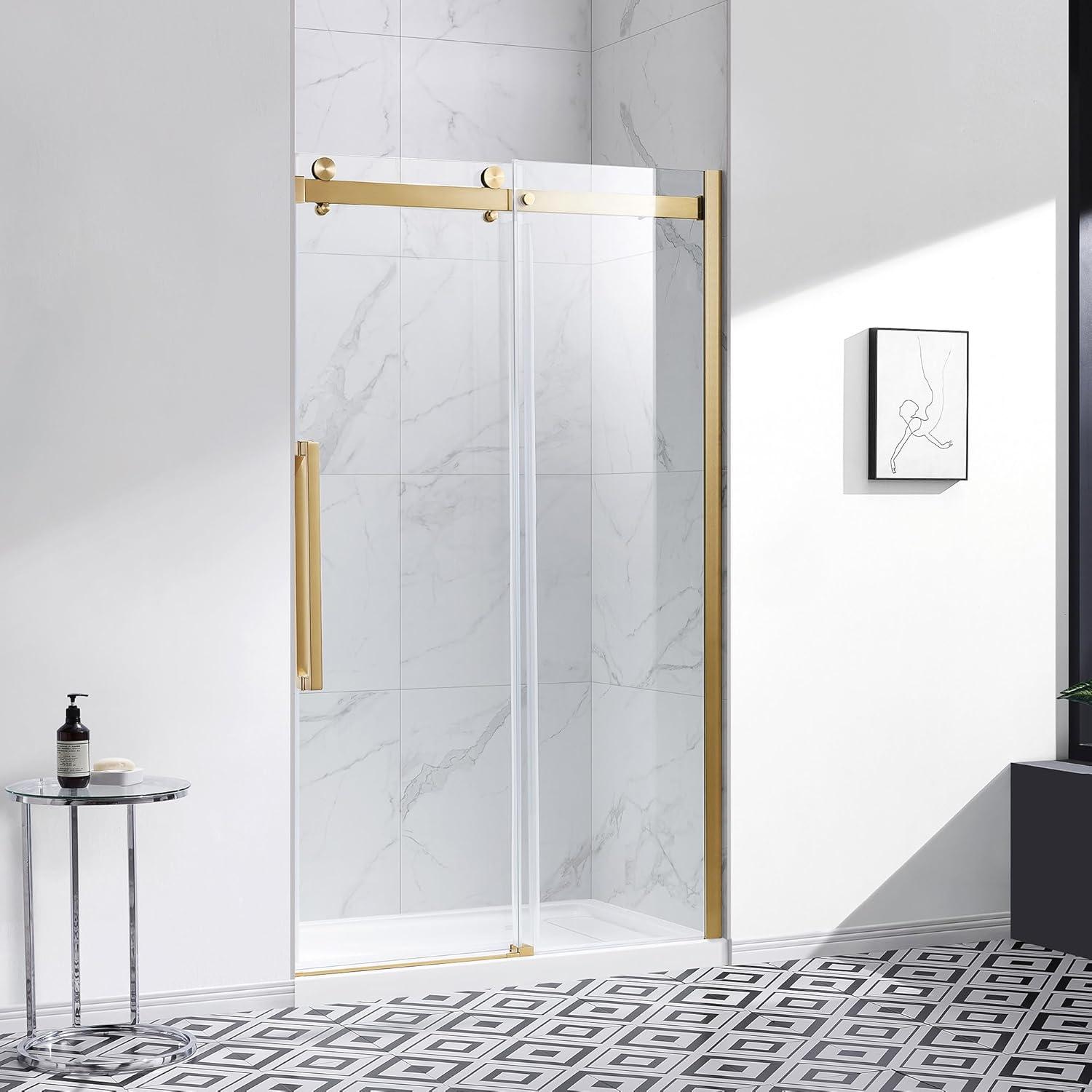 OVE Decors Bel Soft Close 2-Piece 32" x 48" x 81" Base/Door Rectangular Alcove Shower Kit