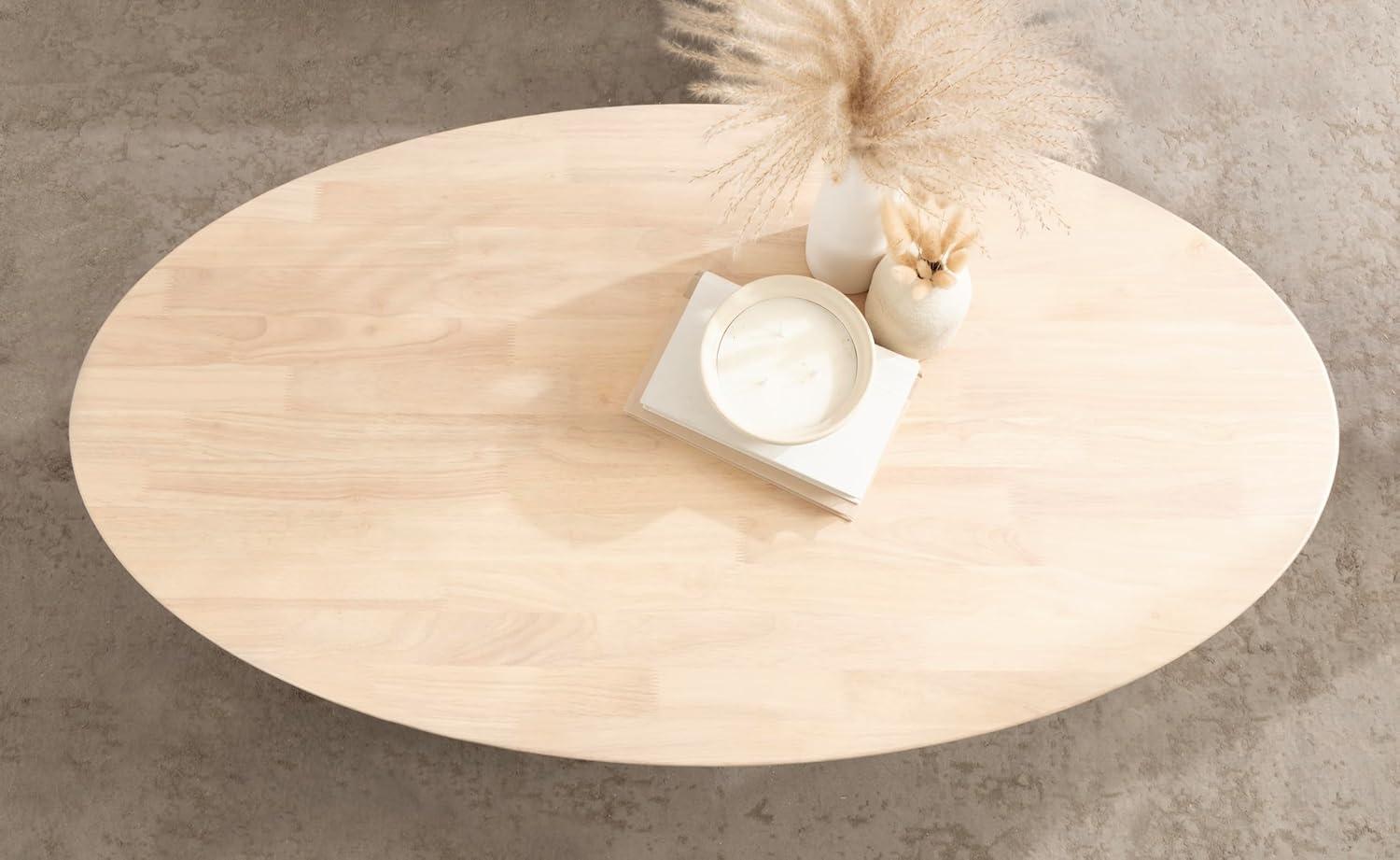 Kate and Laurel Nylah Oval Coffee Table