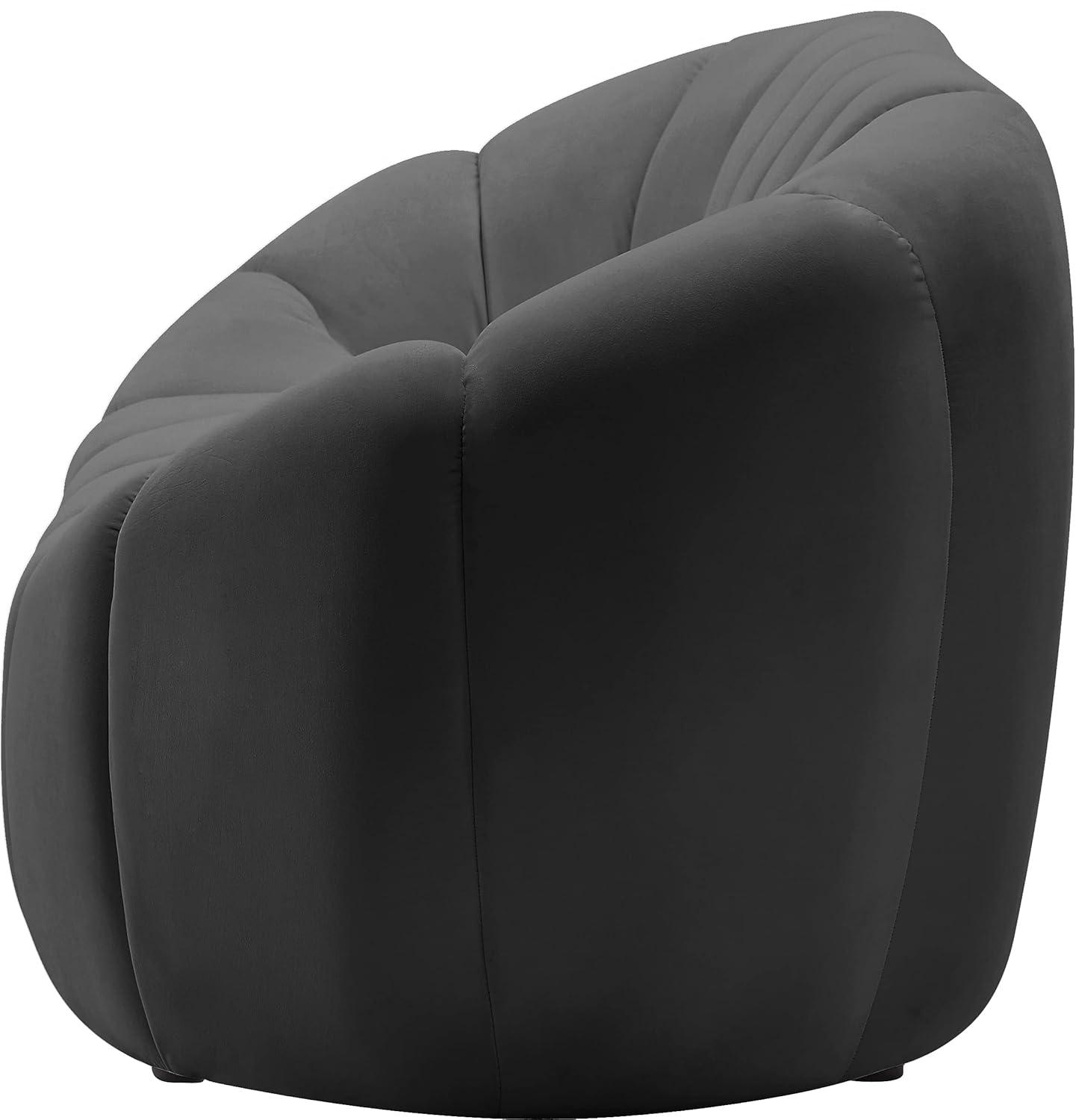 Meridian Furniture Elijah Grey Velvet Sofa