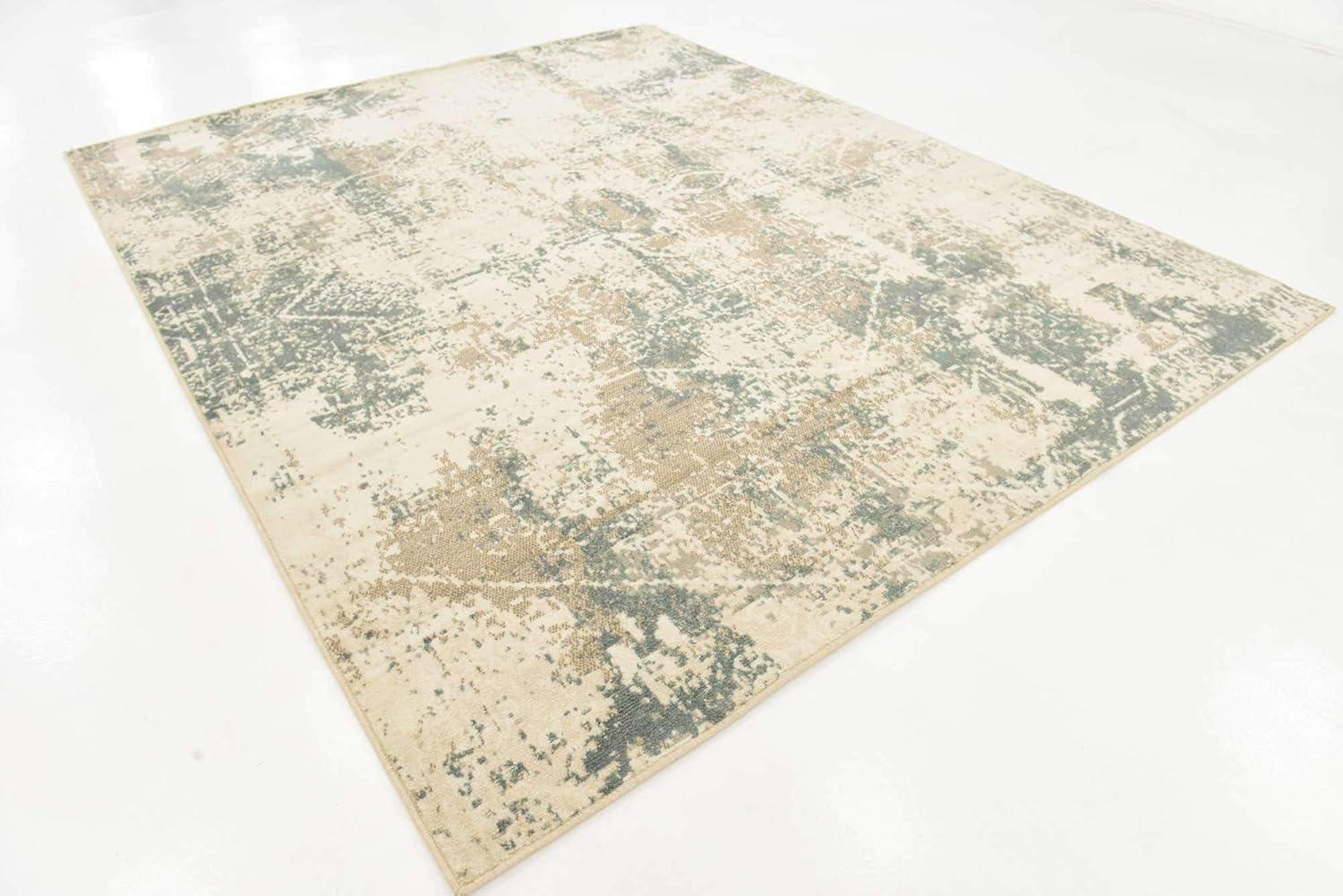 Unique Loom 8' 0 x 10' 0 Beige Tuareg Arid Area Rug