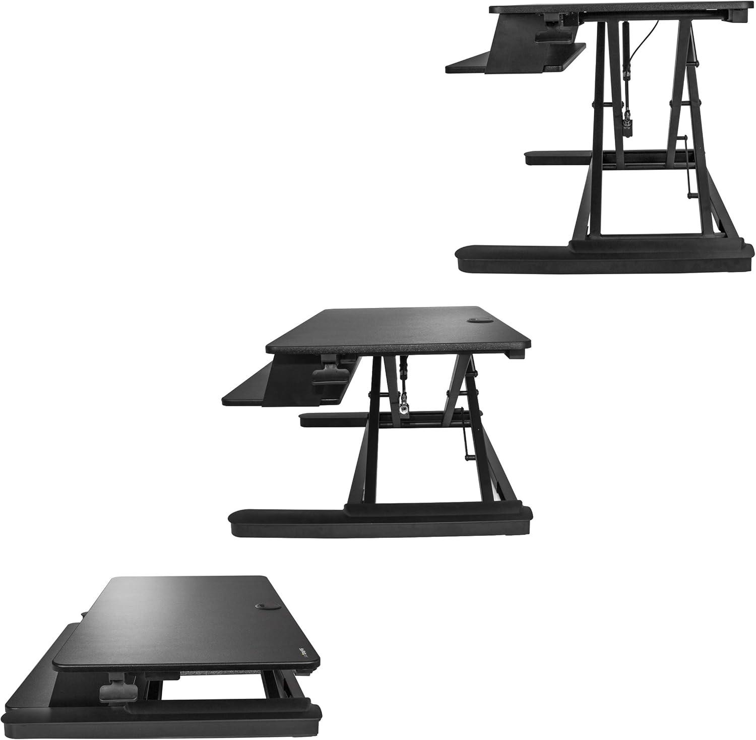 StarTech.com ARMSTSLG Sit Stand Desk Converter - For two Monitors up to 24" or One 30" Monitor - 35" Work Surface - Stand Up Desk - Sit to Stand Desk