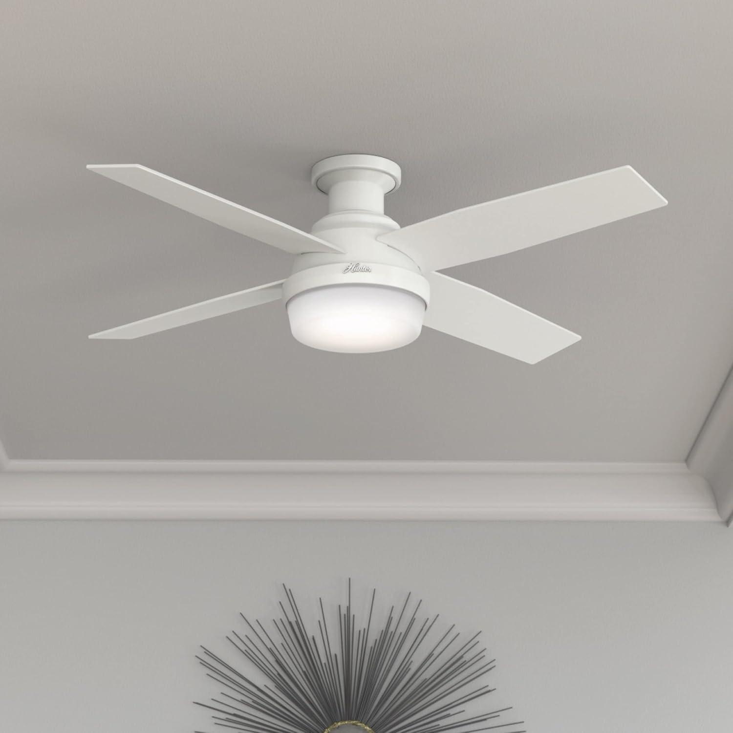 Kieous Gap Ceiling Fan with LED Lights