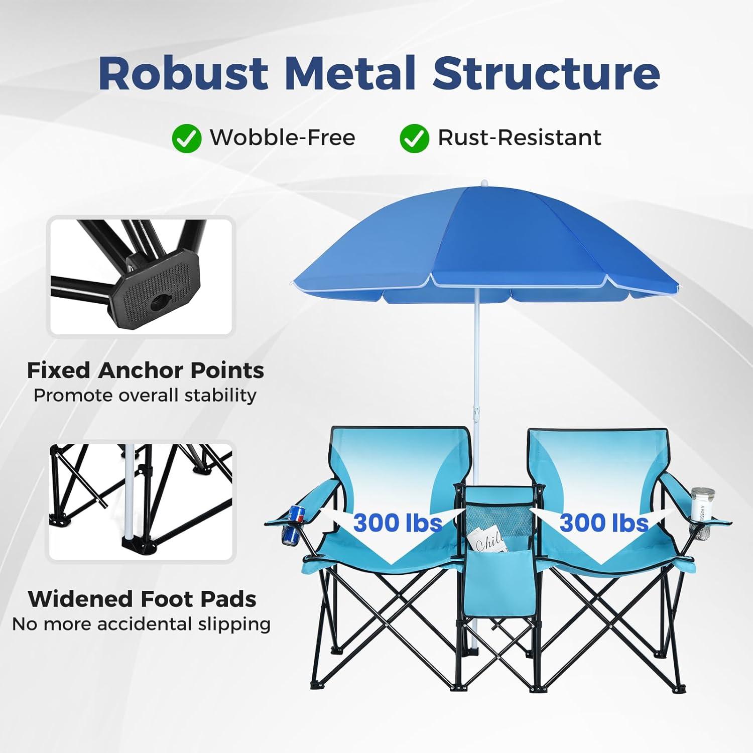 Arlmont & Co. Sayler Fabric Patio Folding Chair Folding Chair Set