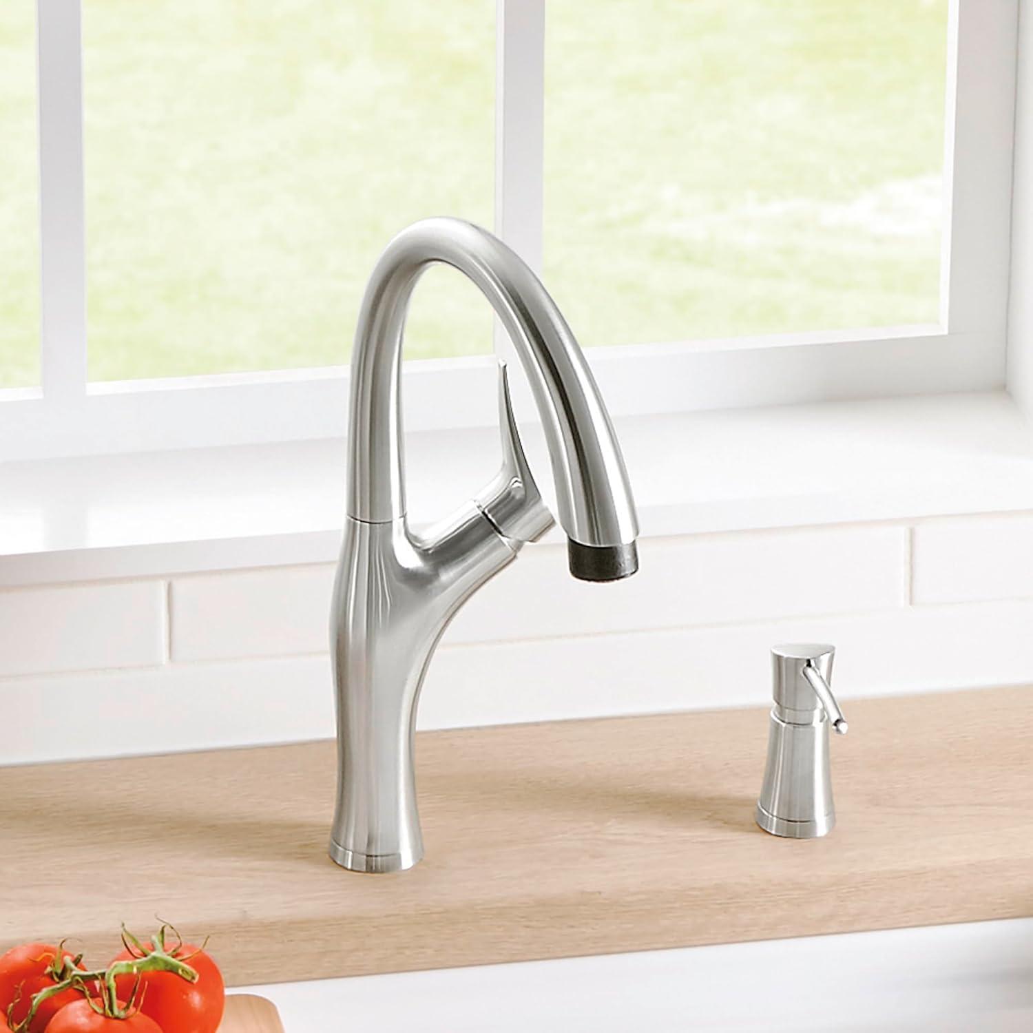 Blanco 442038 Artona 1.5 GPM Single Hole Pull Down Kitchen Faucet - Stainless Steel