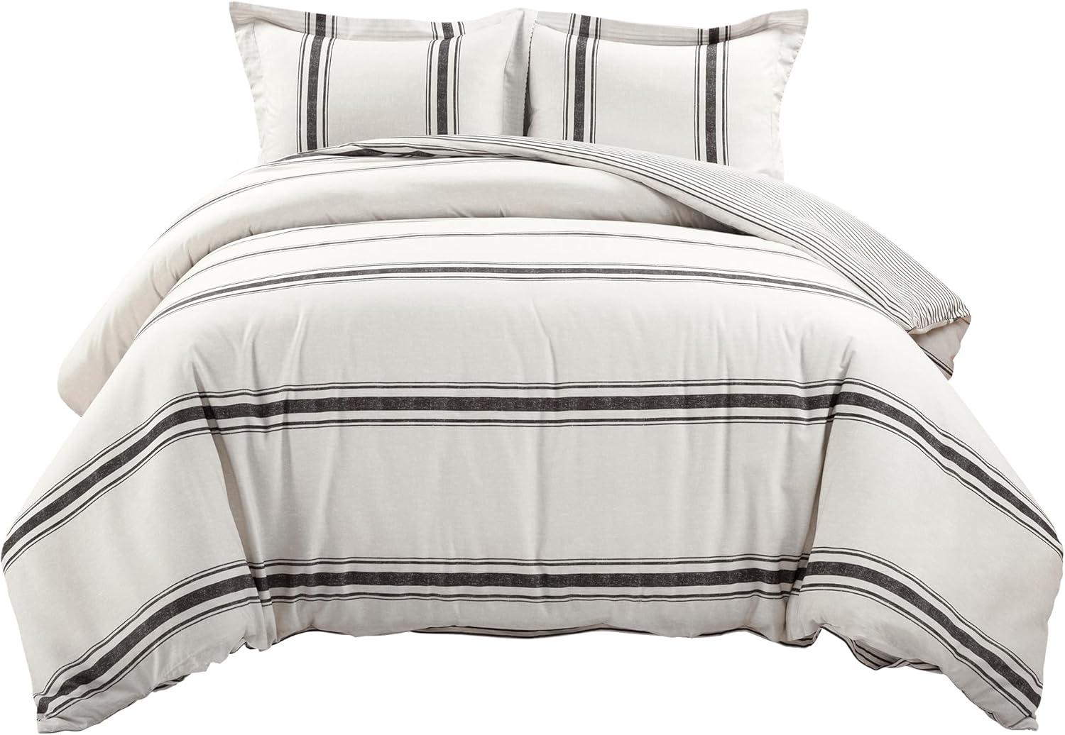Standard Cotton 460 TC Reversible 3 Piece Duvet Cover Set