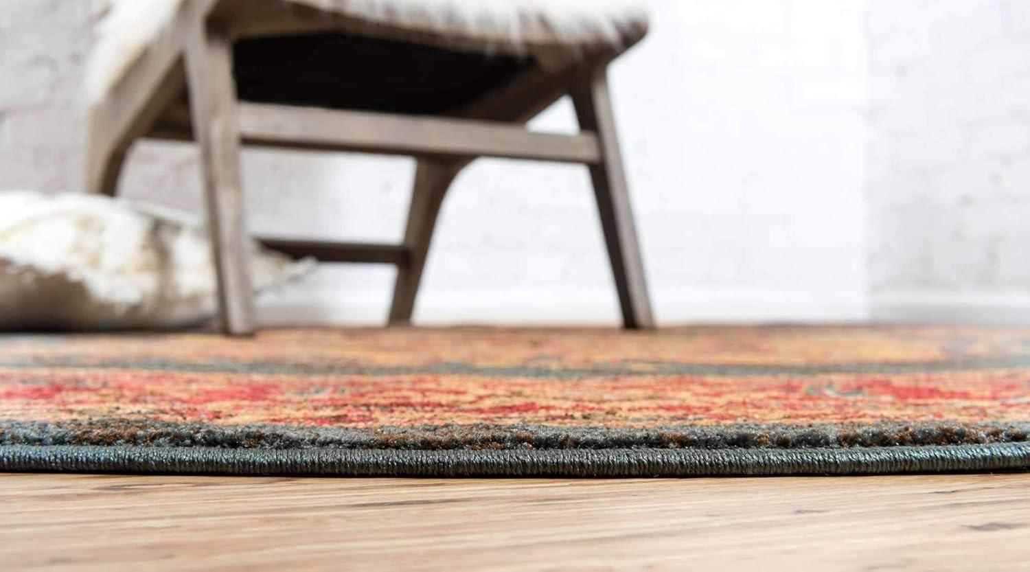 Unique Loom 8' 0 x 11' 0 Red Sahand Arsaces Area Rug