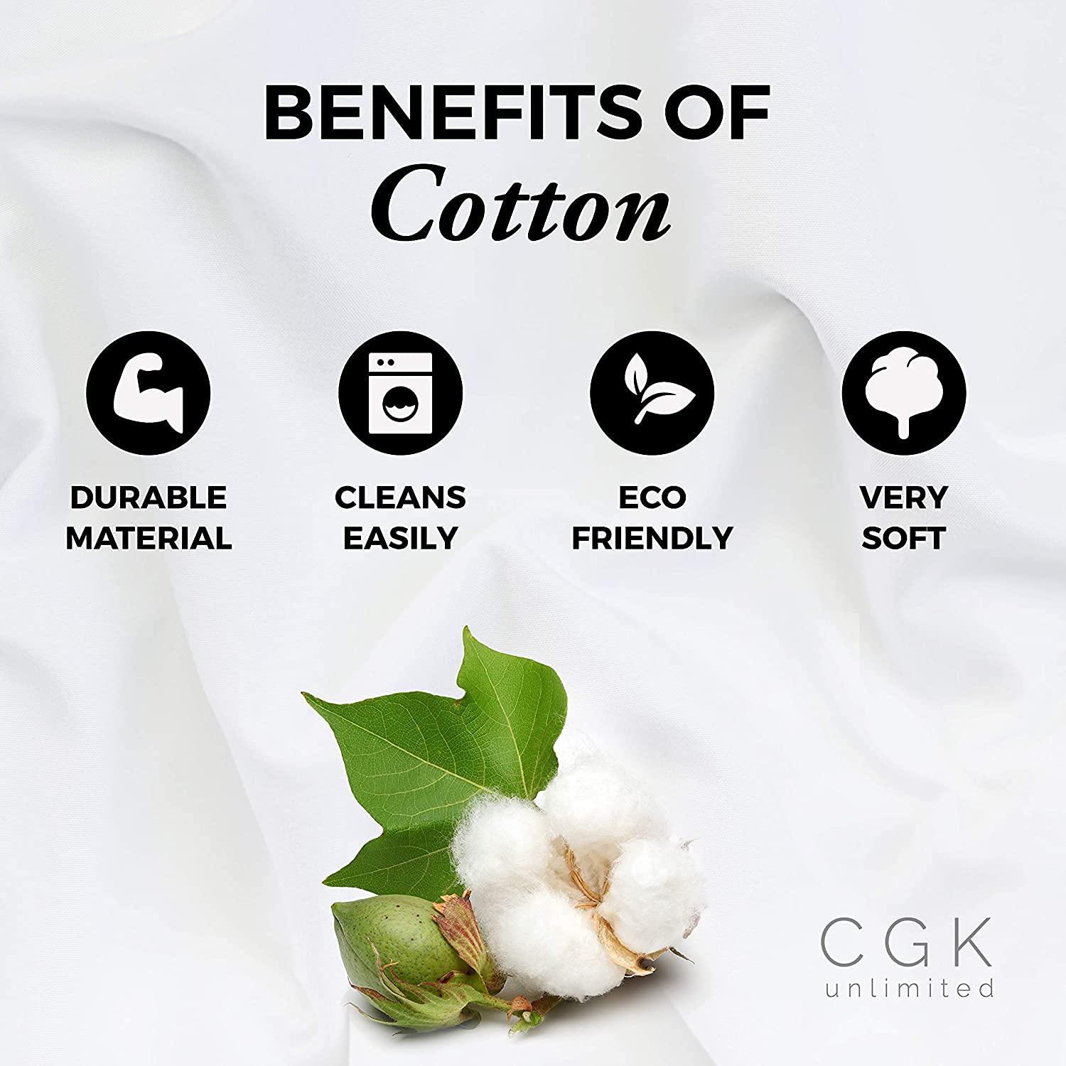 CGK Linens Luxury 1000 Thread Count 4 Piece Sheet Set - Soft & Premium 100% Cotton Sateen in White, Size Twin