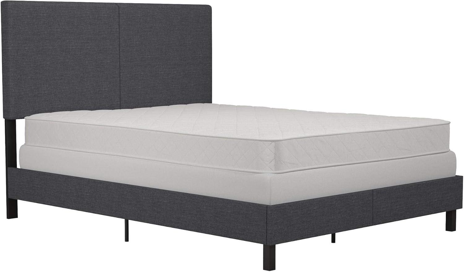 DHP Janford Upholstered Bed, Gray Linen, Full