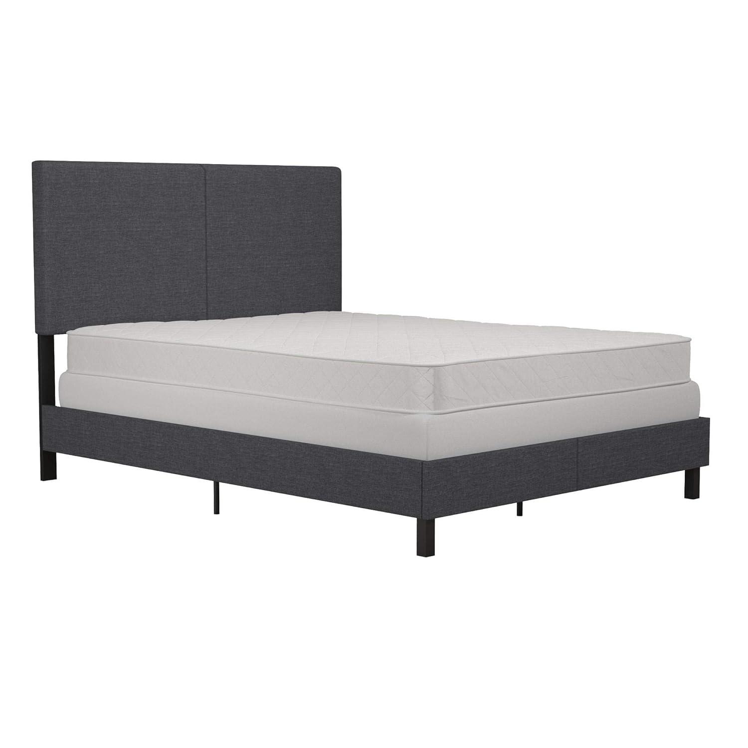 DHP Janford Upholstered Bed, Gray Linen, Full