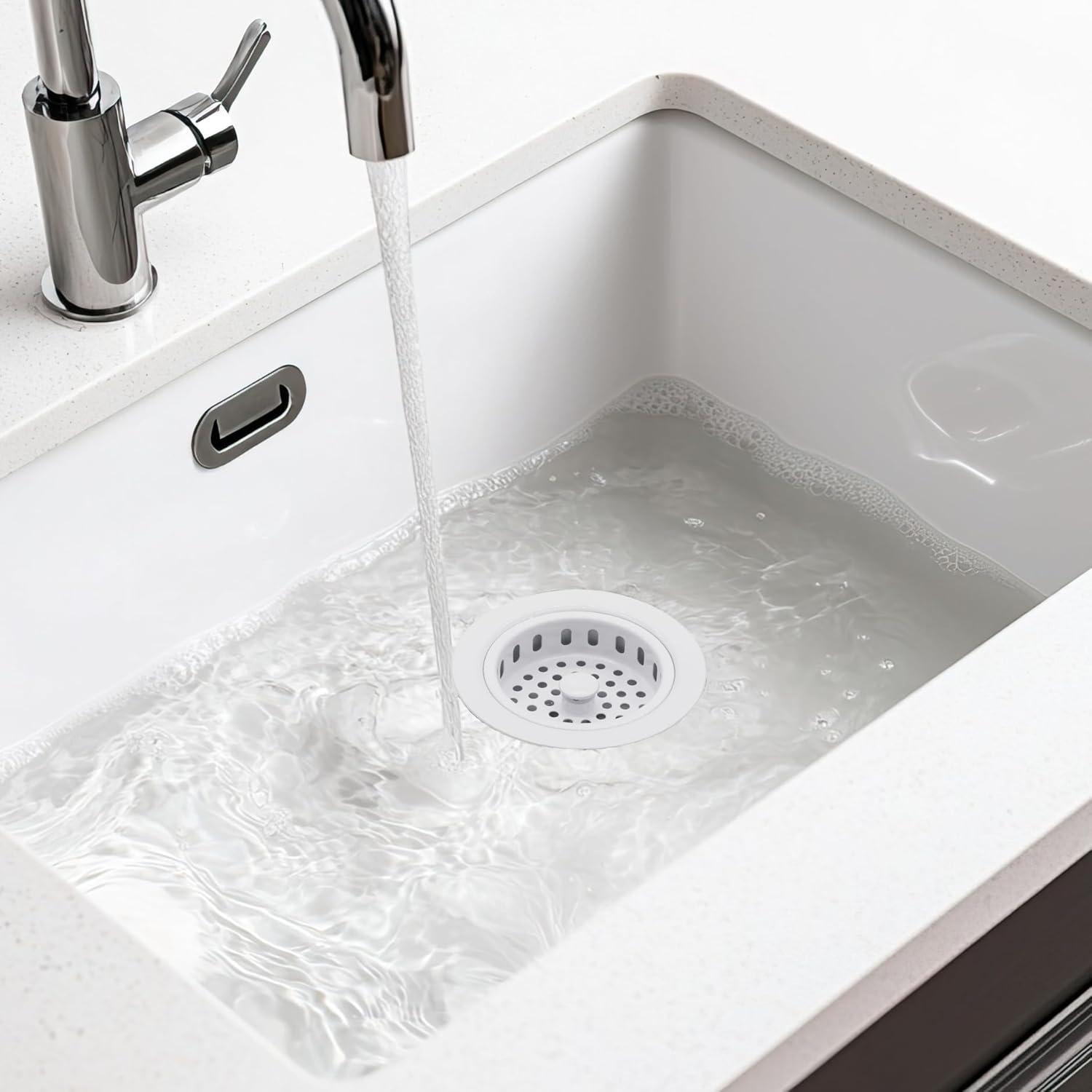 Solid Brass Style Kitchen Sink Basket Strainer