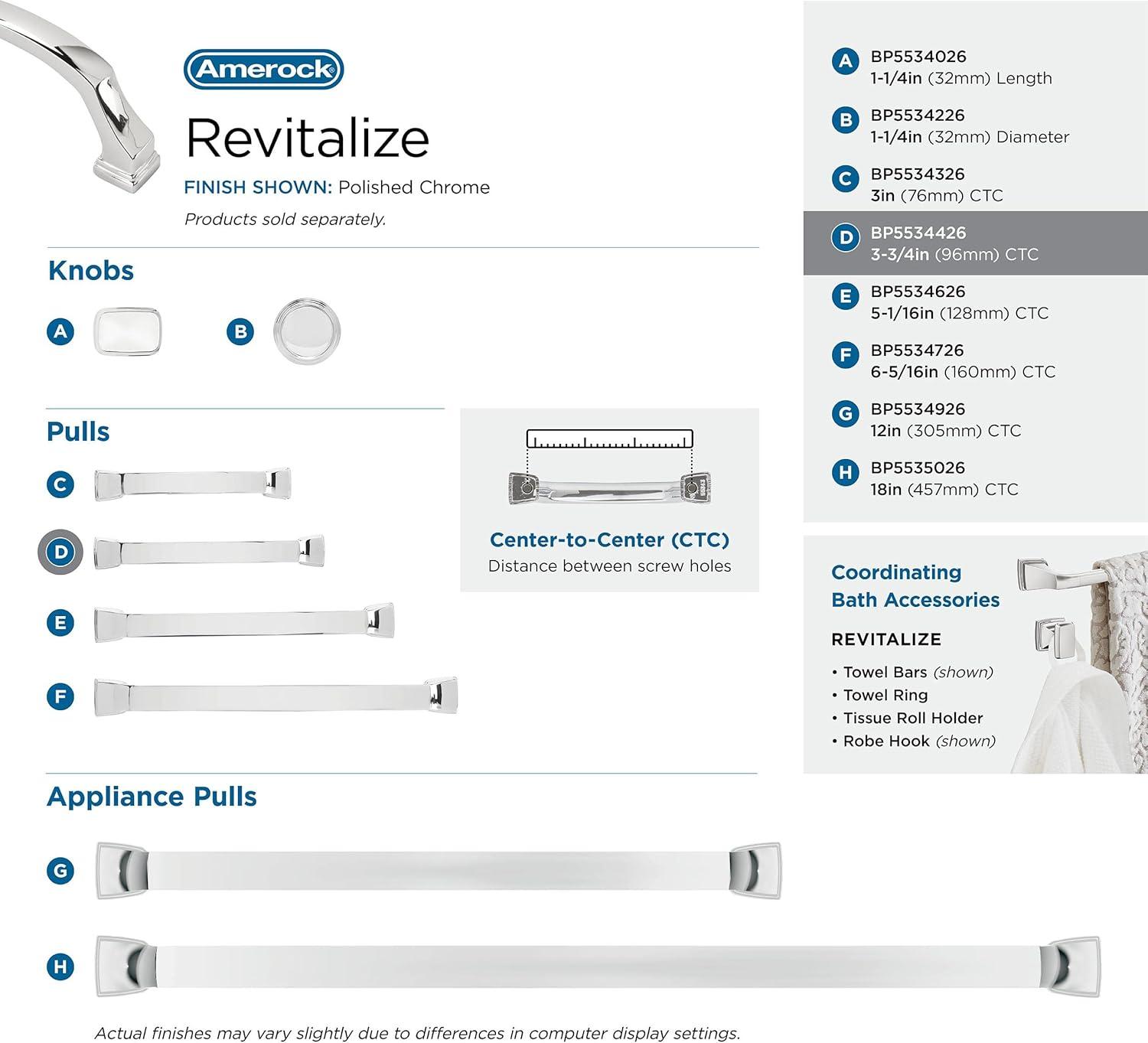 Amerock Revitalize Cabinet Door or Drawer Pull