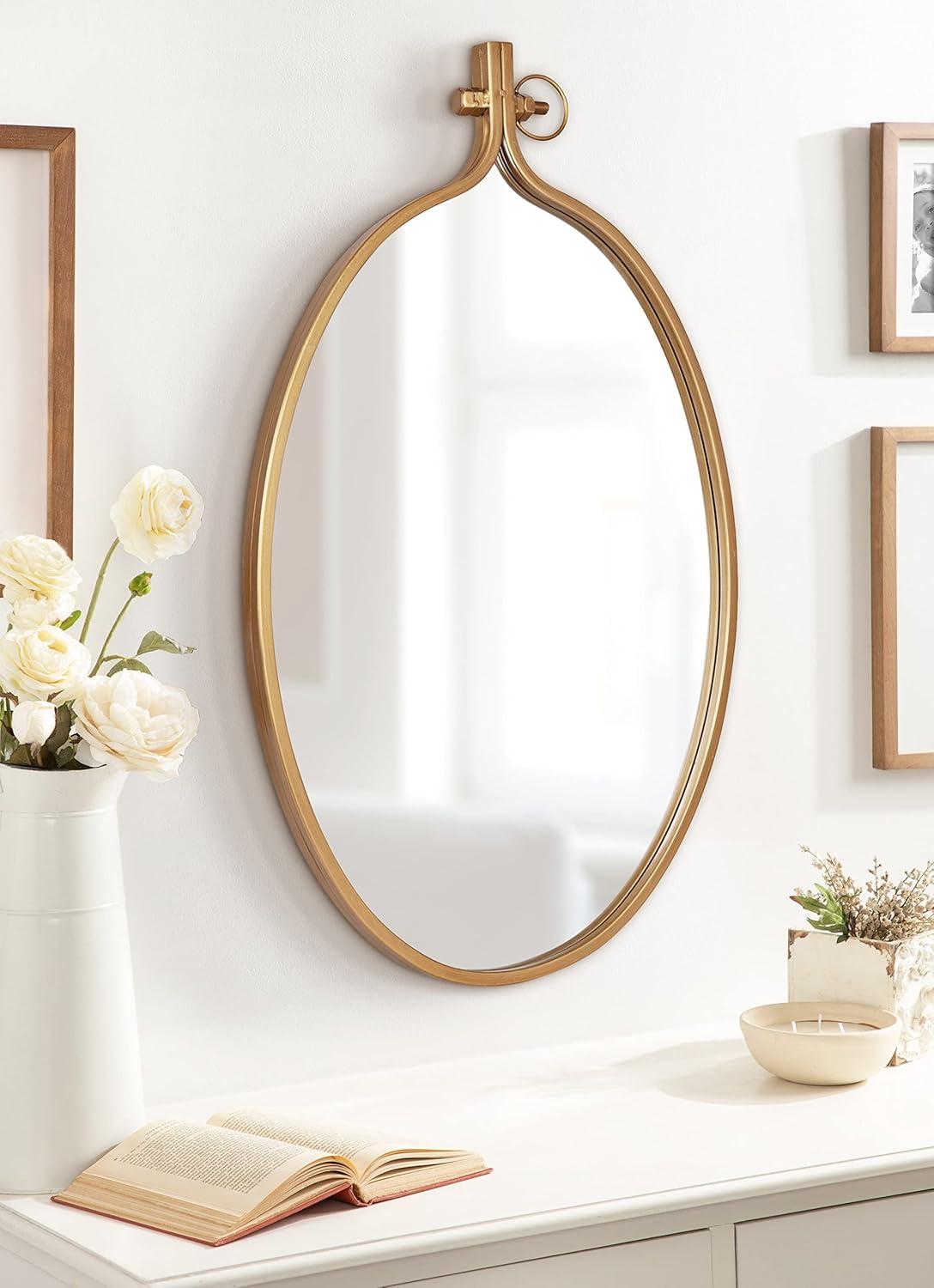 Yitro Metal Framed Wall Mirror - Kate & Laurel All Things Decor