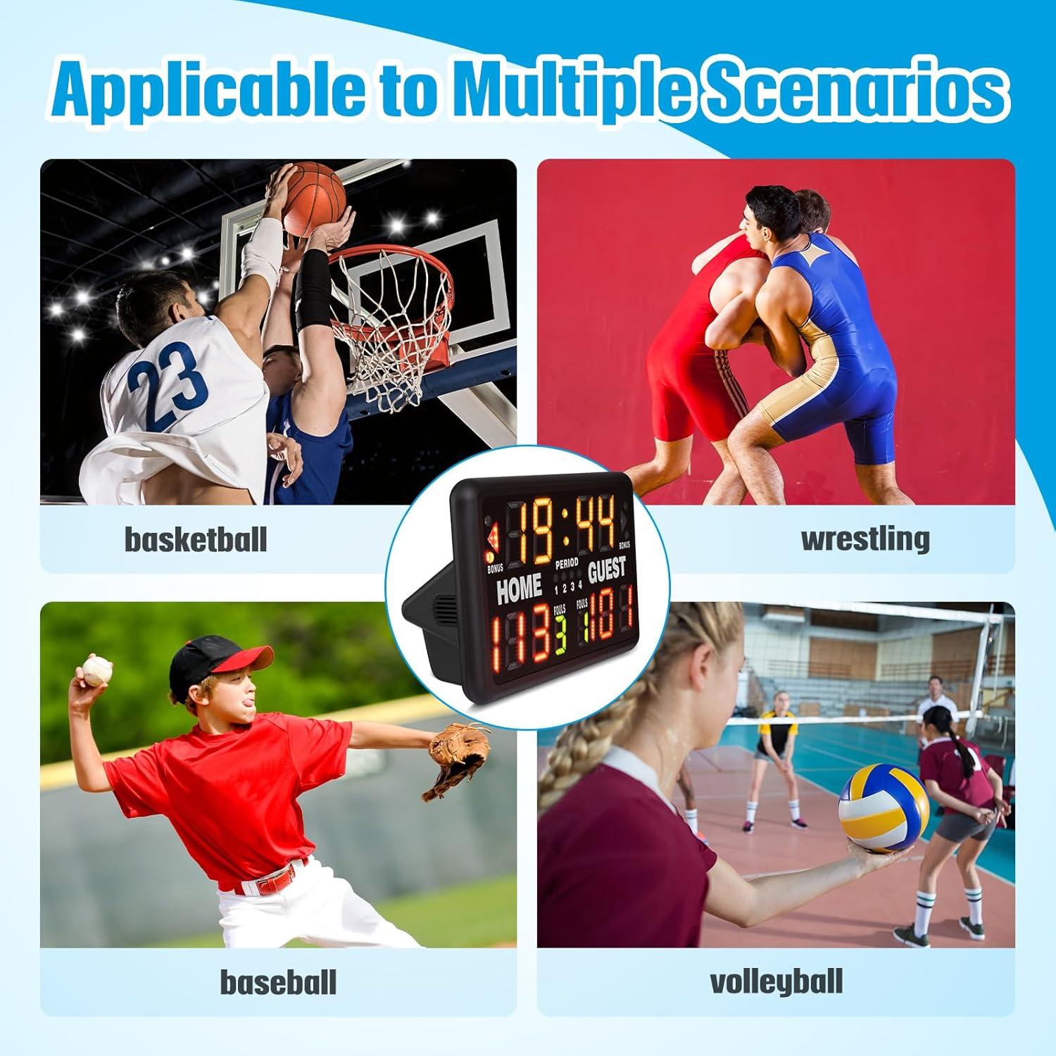 MacGregor Multisport Indoor Electronic Scoreboard with Remote