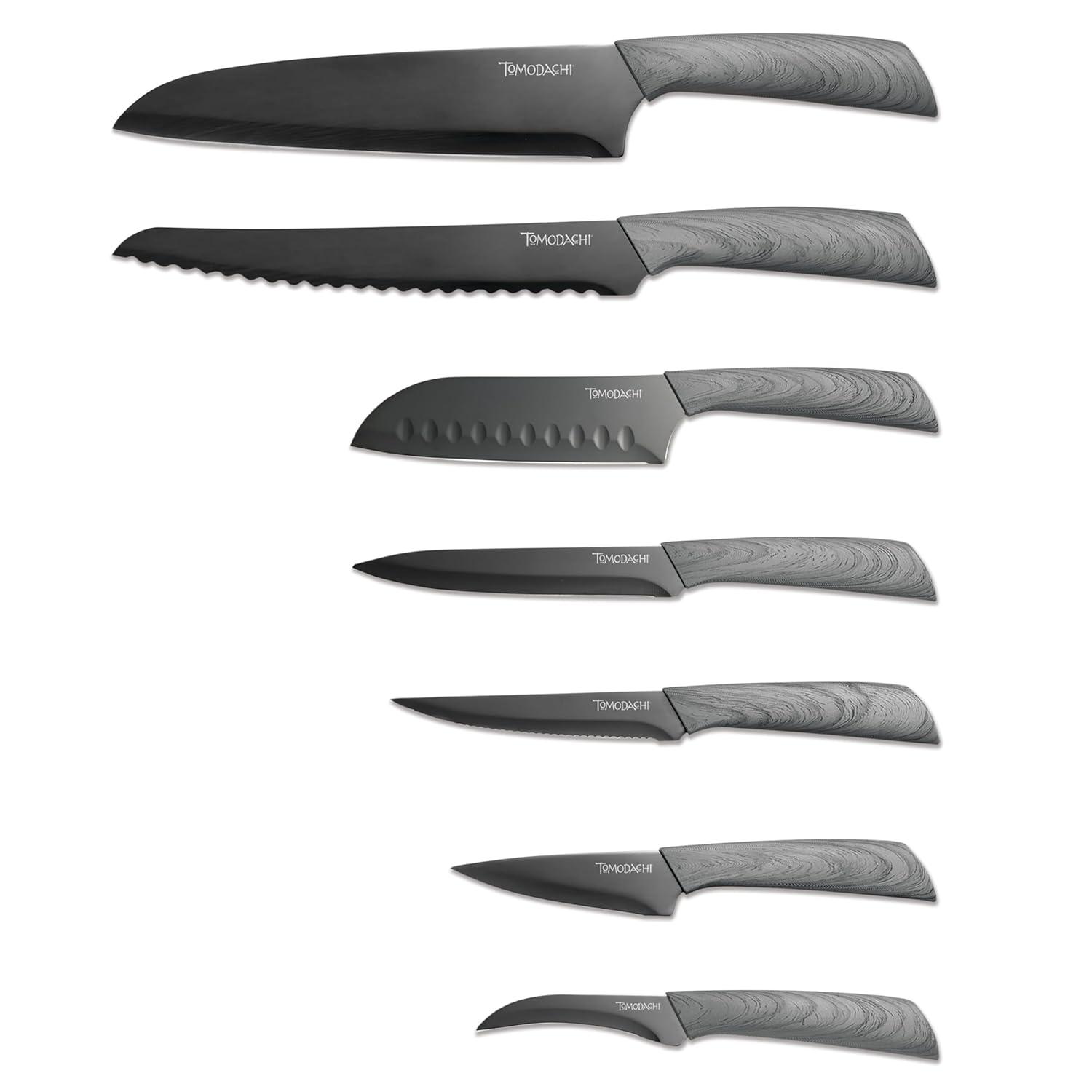 Tomodachi Raintree Ash 13 Piece Cutlery Knife Block Set