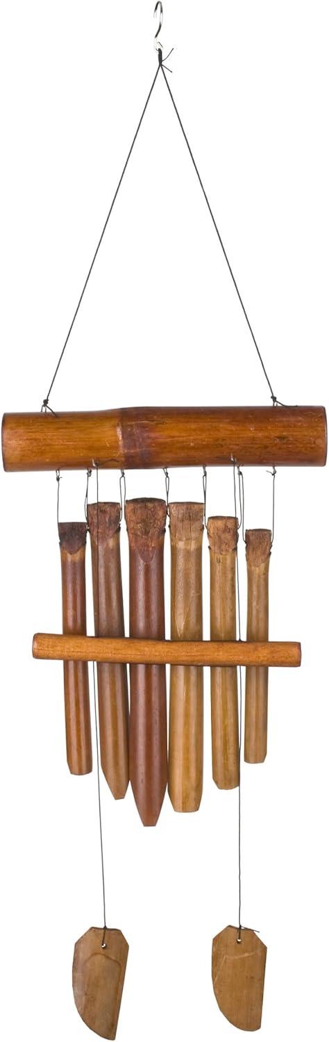 Woodstock Wind Chimes Asli Arts® Collection, Gamelan Bamboo Chime, 32'' Bamboo Wind Chime C110