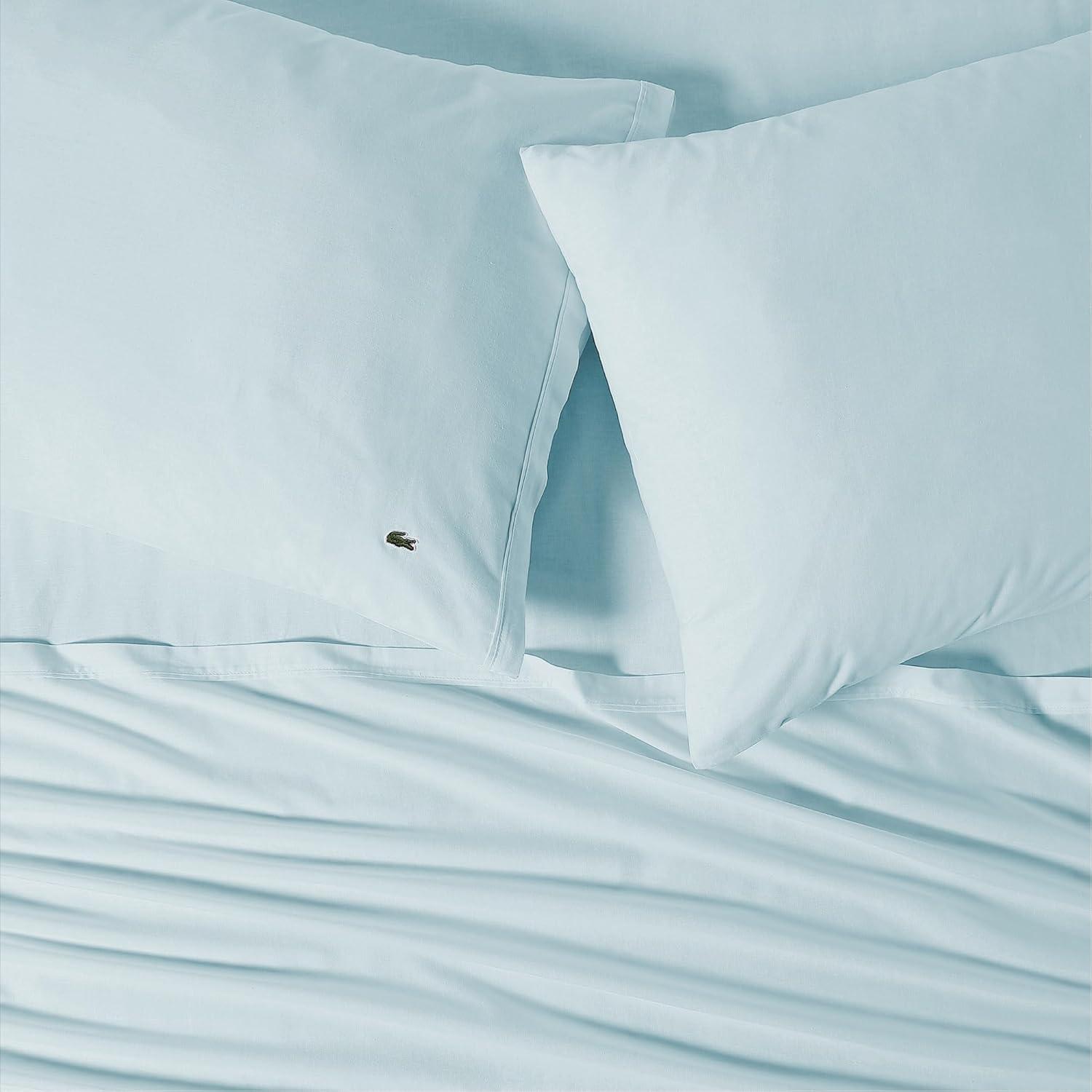 Lacoste Cotton Percale 200 Thread Count 100% Cotton Sheet Set