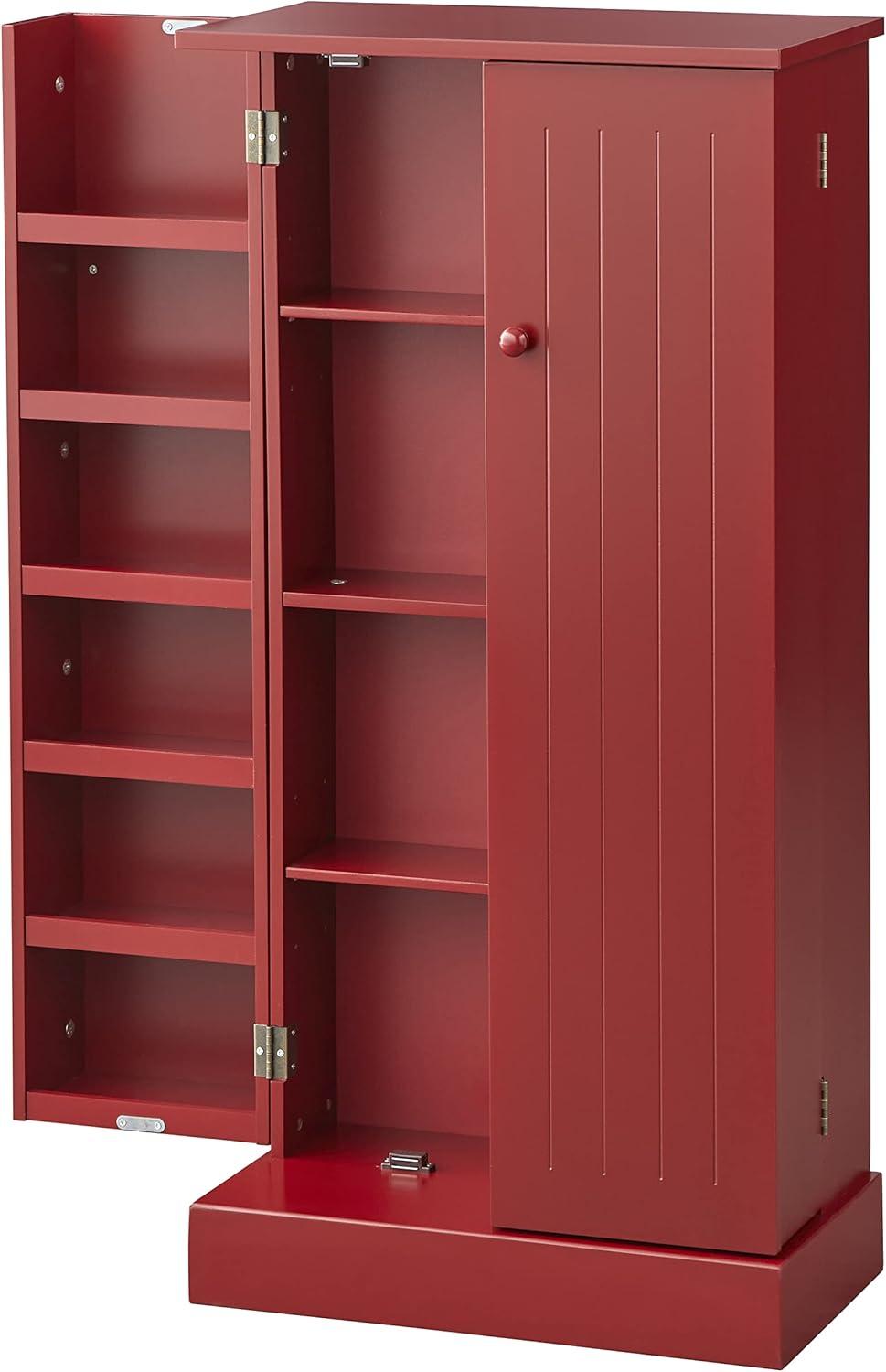 Simple Living  Pine Utility Kitchen Pantry