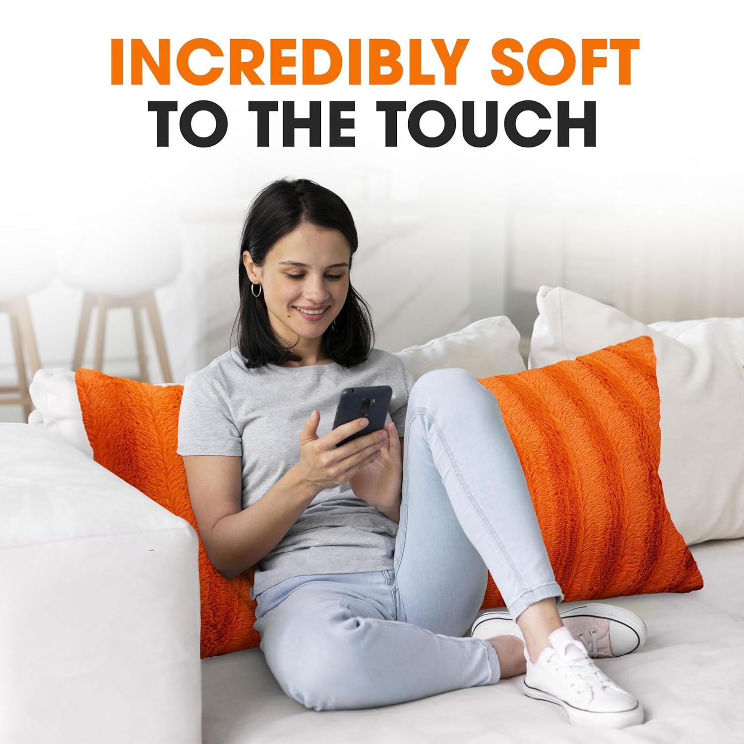 Faux Fur Throw Pillow