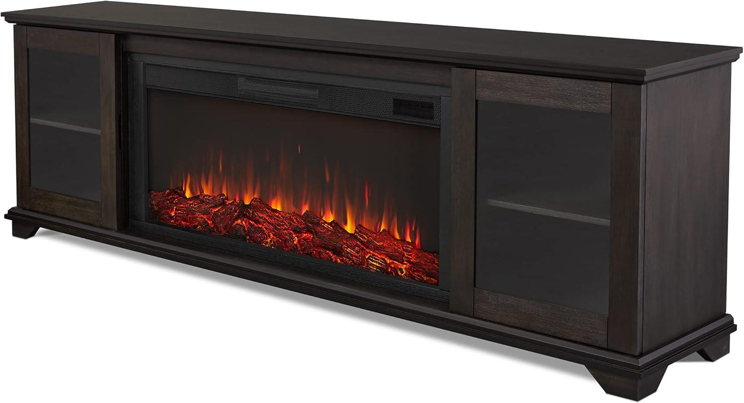 Real Flame Benjamin 81" Landscape TV Stand with Electric Fireplace by Real Flame