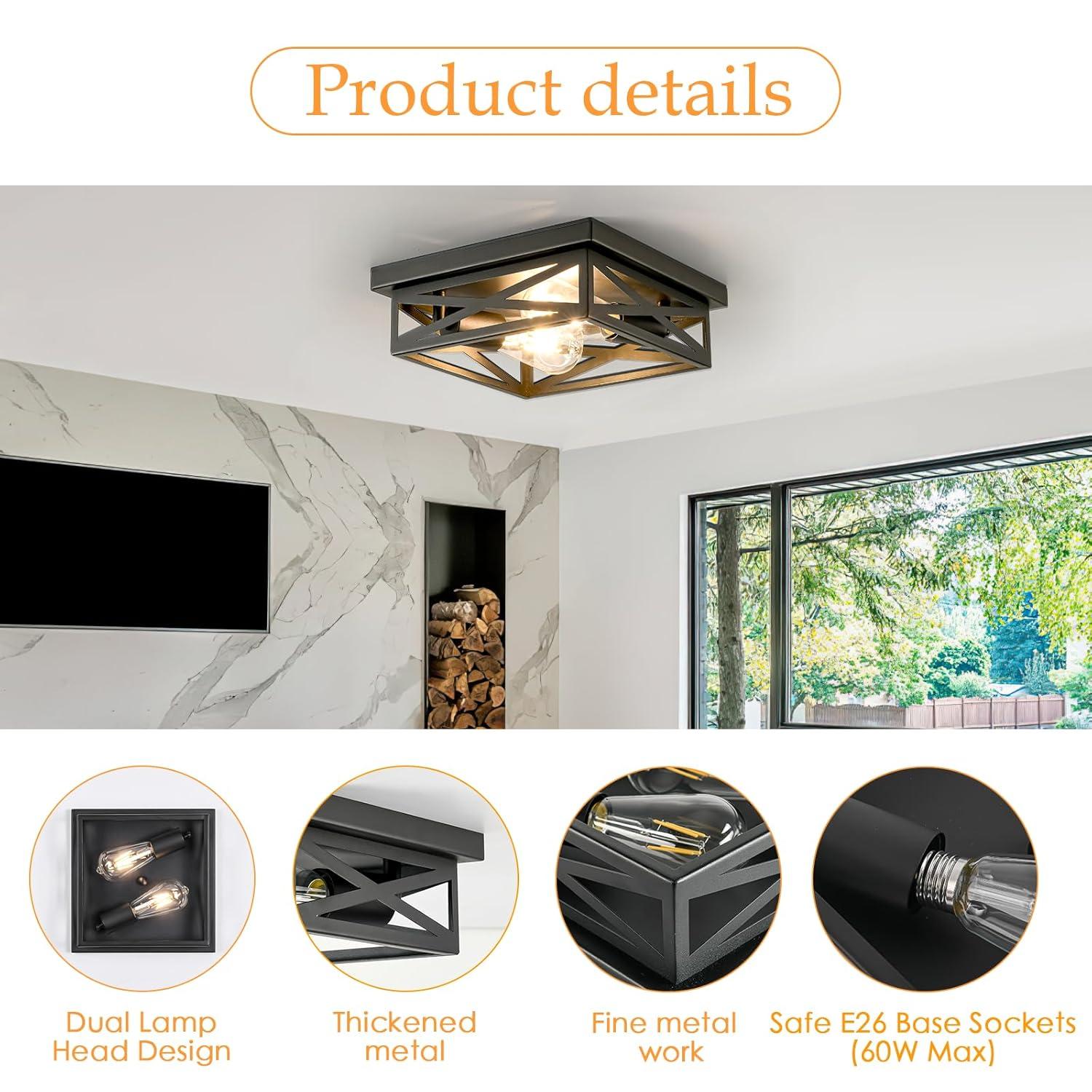 Pynsseu Flush Mount (Set of 2)