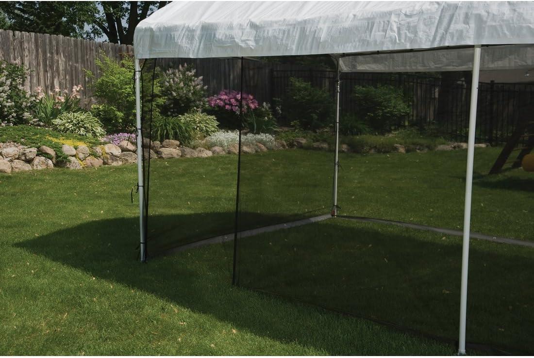 ShelterLogic MaxAP ShelterLogic Black Fabric Screen for Canopy