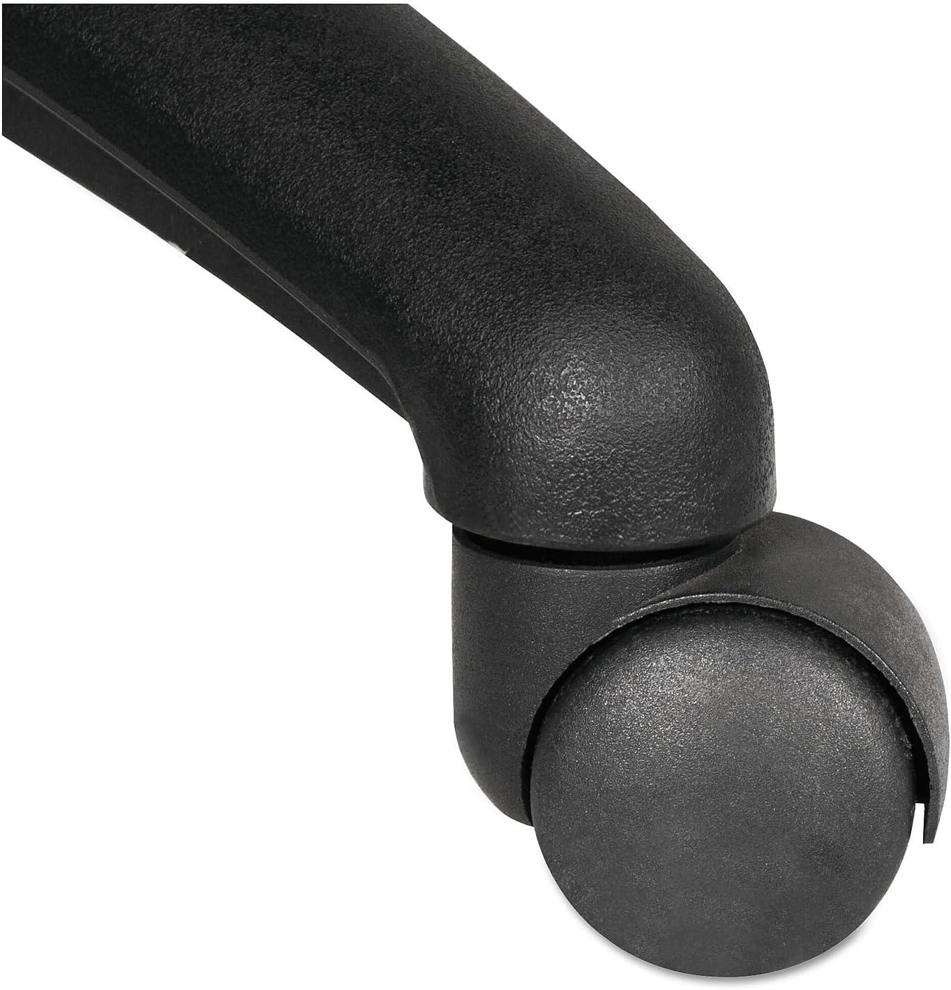Alera® B Stem,1.5"Dual Wheel Hooded Caster