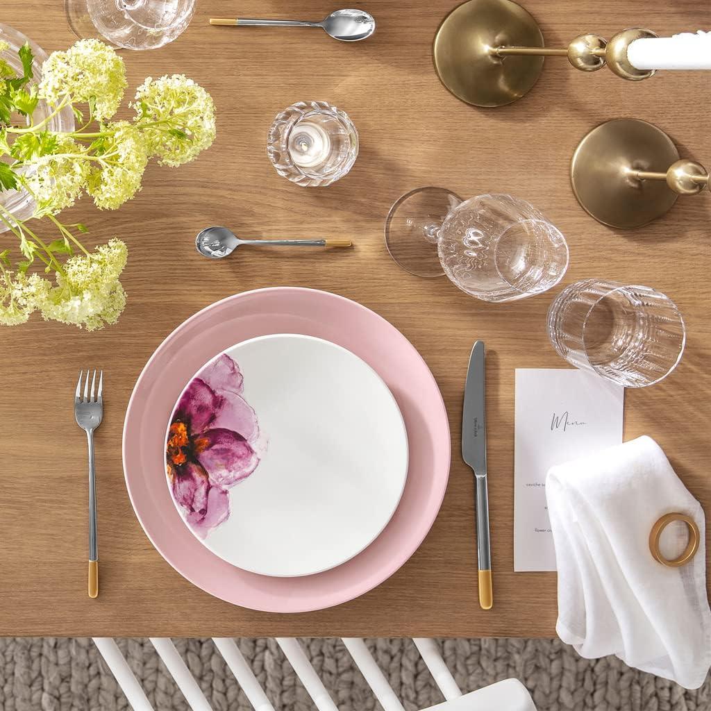 Villeroy & Boch Villeroy & Boch Rose Garden Premium Porcelain Dinner Plate in Rosé