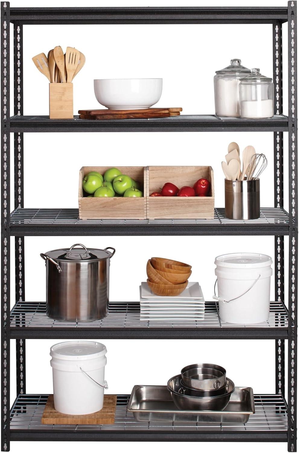 Steel Height -Adjustable Shelving Unit