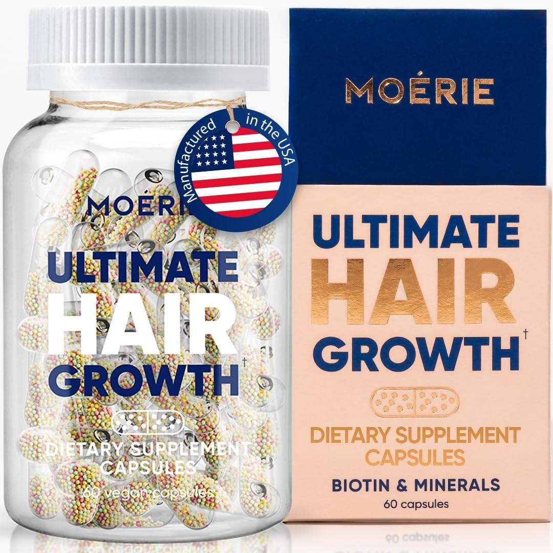Moerie Ultimate Hair Growth Biotin & Mineral Vegan Capsules