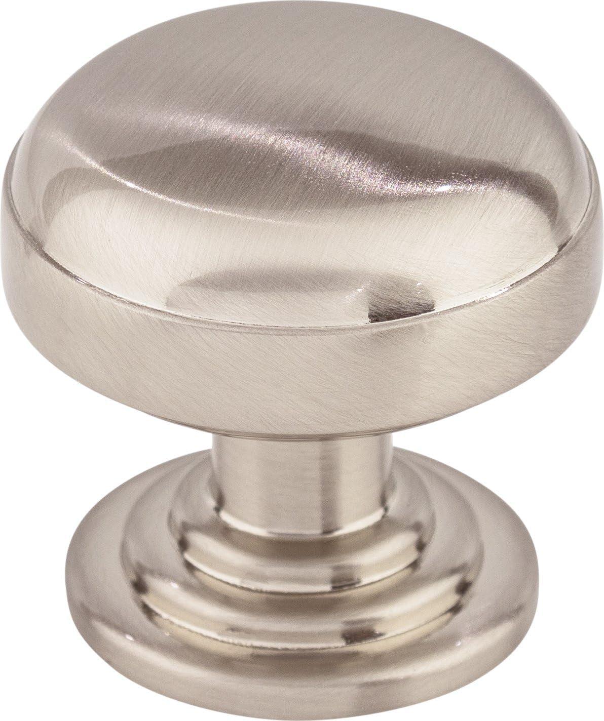 Ellis 1 1/4" Round Polished Bronze Mushroom Knob