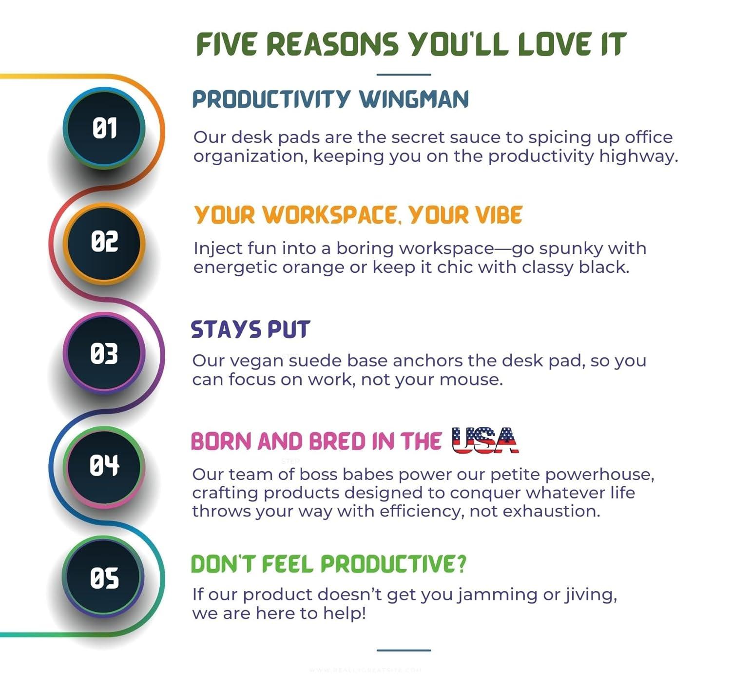 FTC PU Leather Desk Pad and Blotter, Non-Slip Flannelette Base, Stitched, Mouse and Writing Mat - 31.5” x 15.75” Turquoise